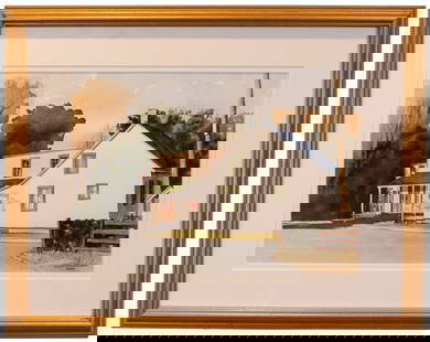 Castonguay, Jean - Sans titre: Castonguay, Jean (1942-) Sans titre Description (FR): Aquarelle sur papier signée et datée en bas à droite Description (EN): Watercolour on paper signed and dated lower right Dimension (PO): 24 x 3