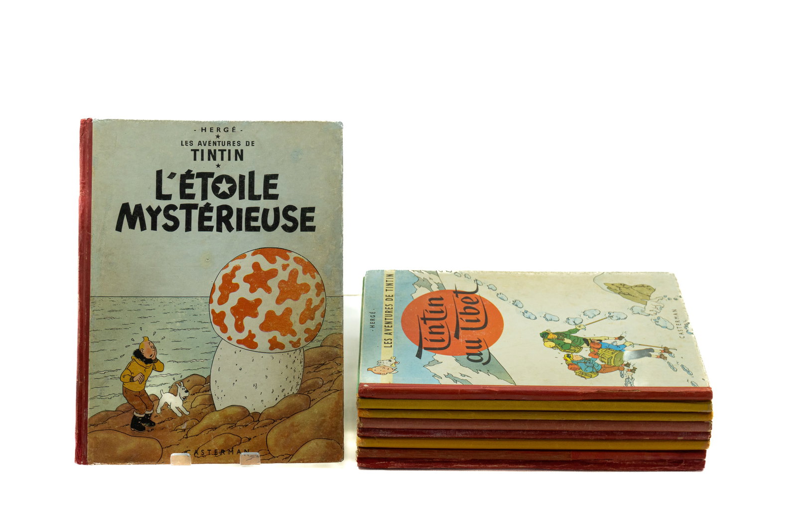 Remi, Georges, dit HERGÉ - Lot of vintage Tintin albums - 1950's (1 of 1)