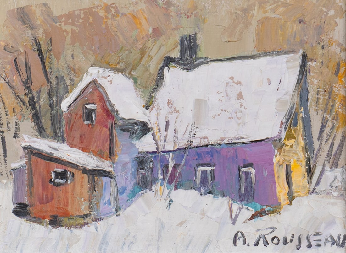Rousseau, Albert - Maison enneigee (1 of 4)