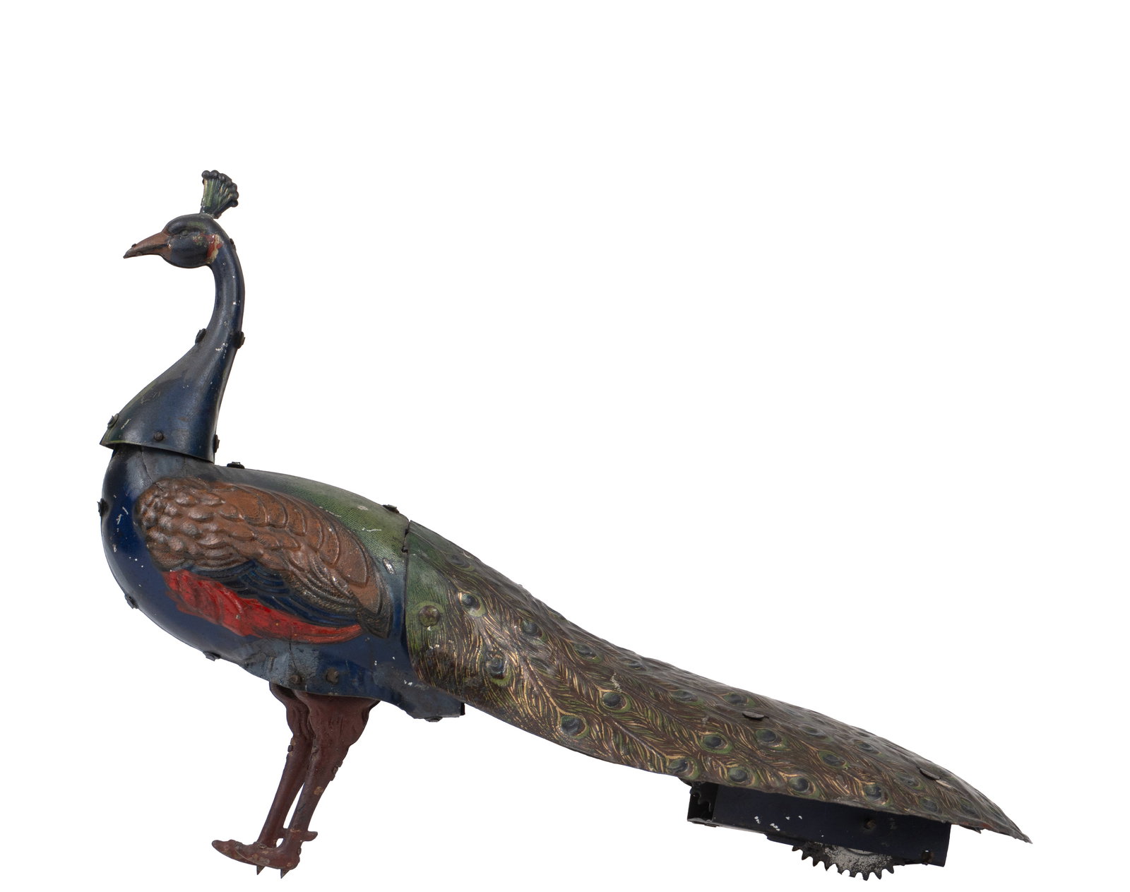 Guntherman att. - Tin wind up peacock - 1920's (1 of 4)