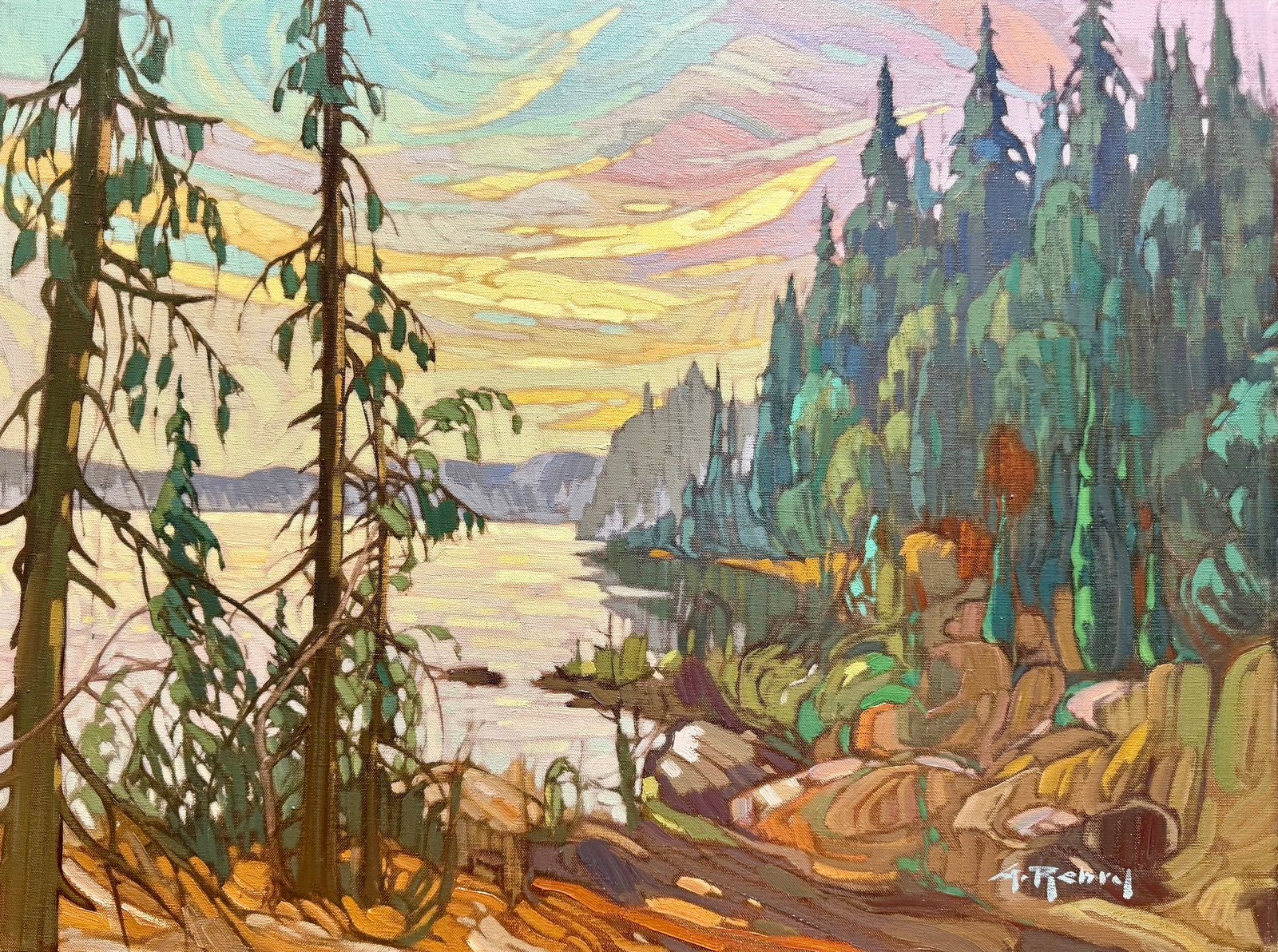 Rebry, Gaston - À la tombée du jour - circa 1986 (1 of 9)