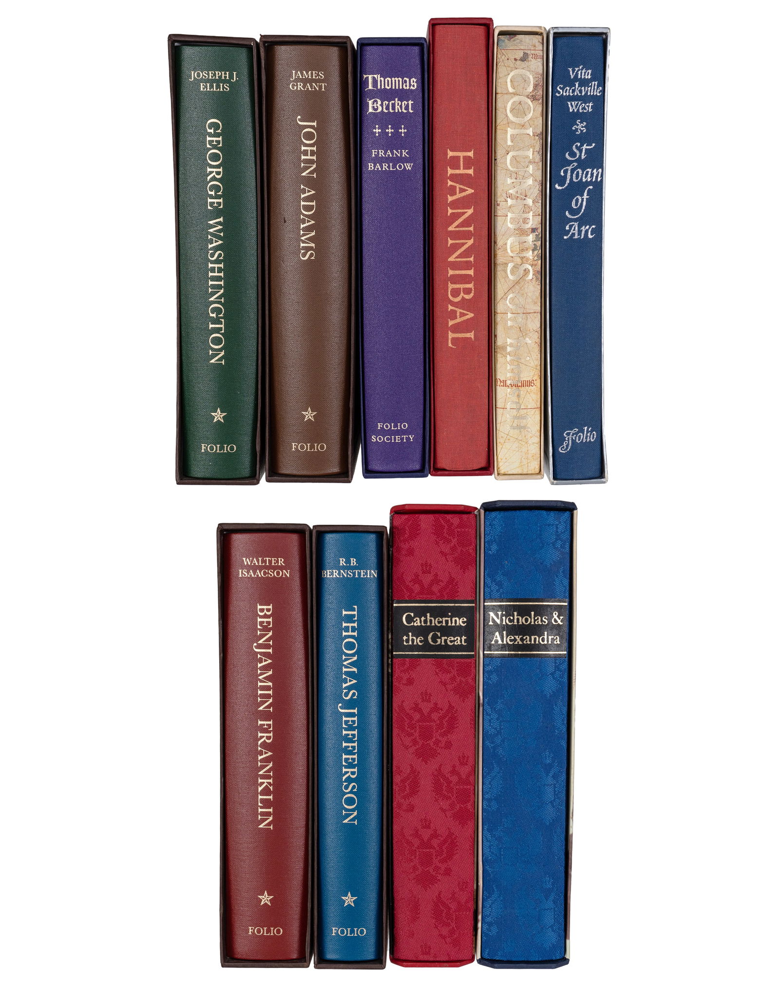 Divers auteurs - Set of 10 Folio Society books in their slipcase - De 1992 à 2008 /From 1992 to (1 of 11)