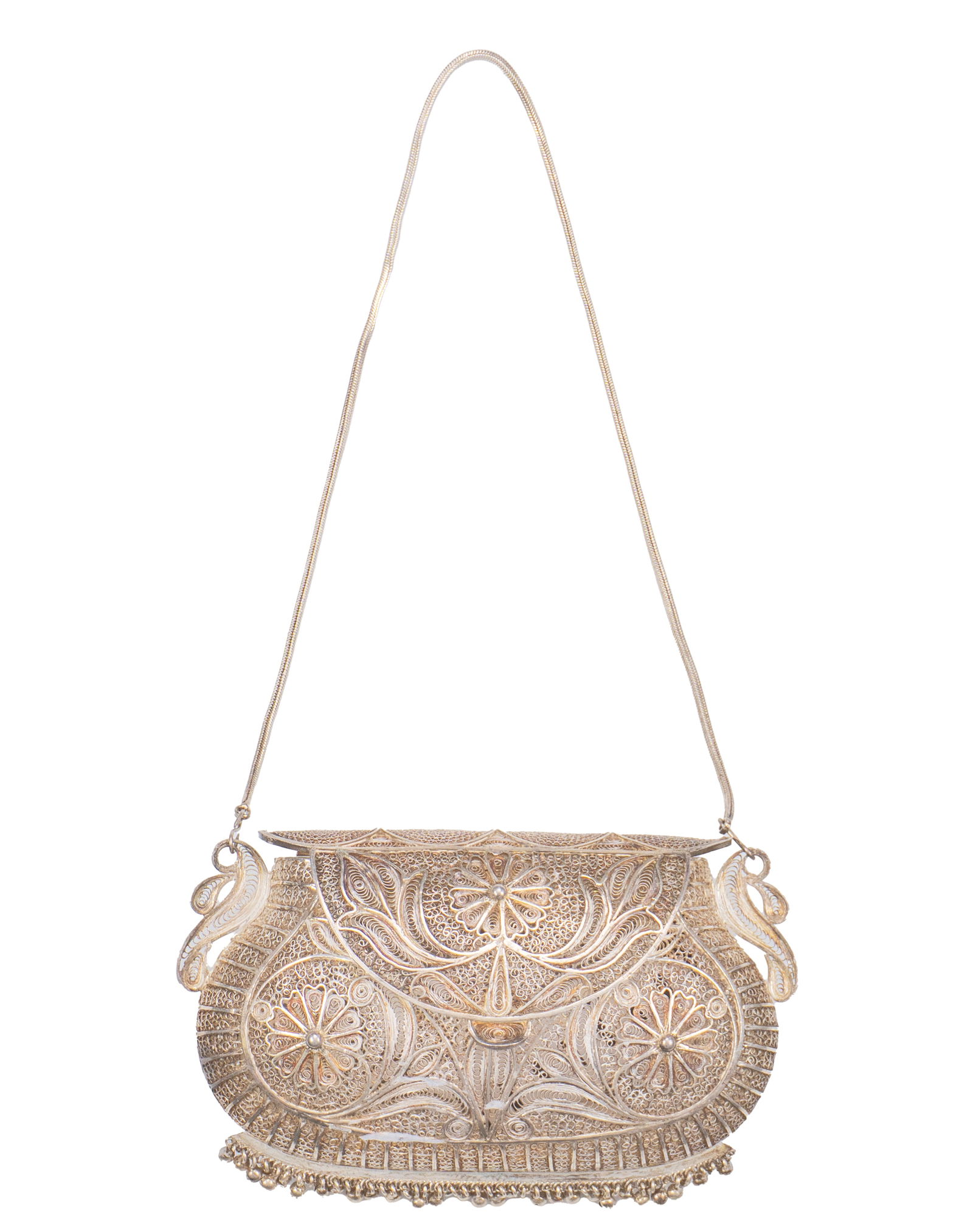 Silver made handbag (1 of 2)