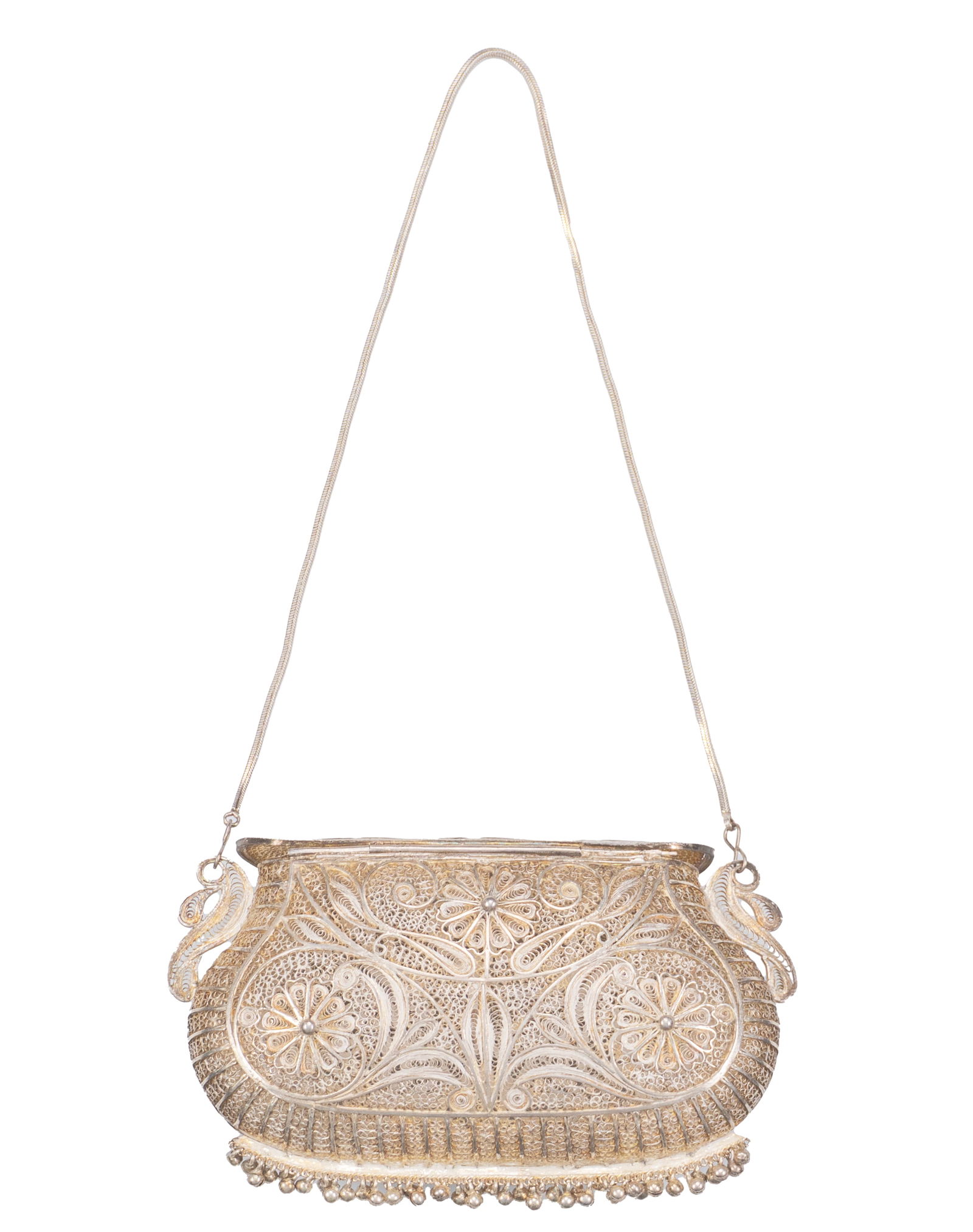 Silver made handbag - 2