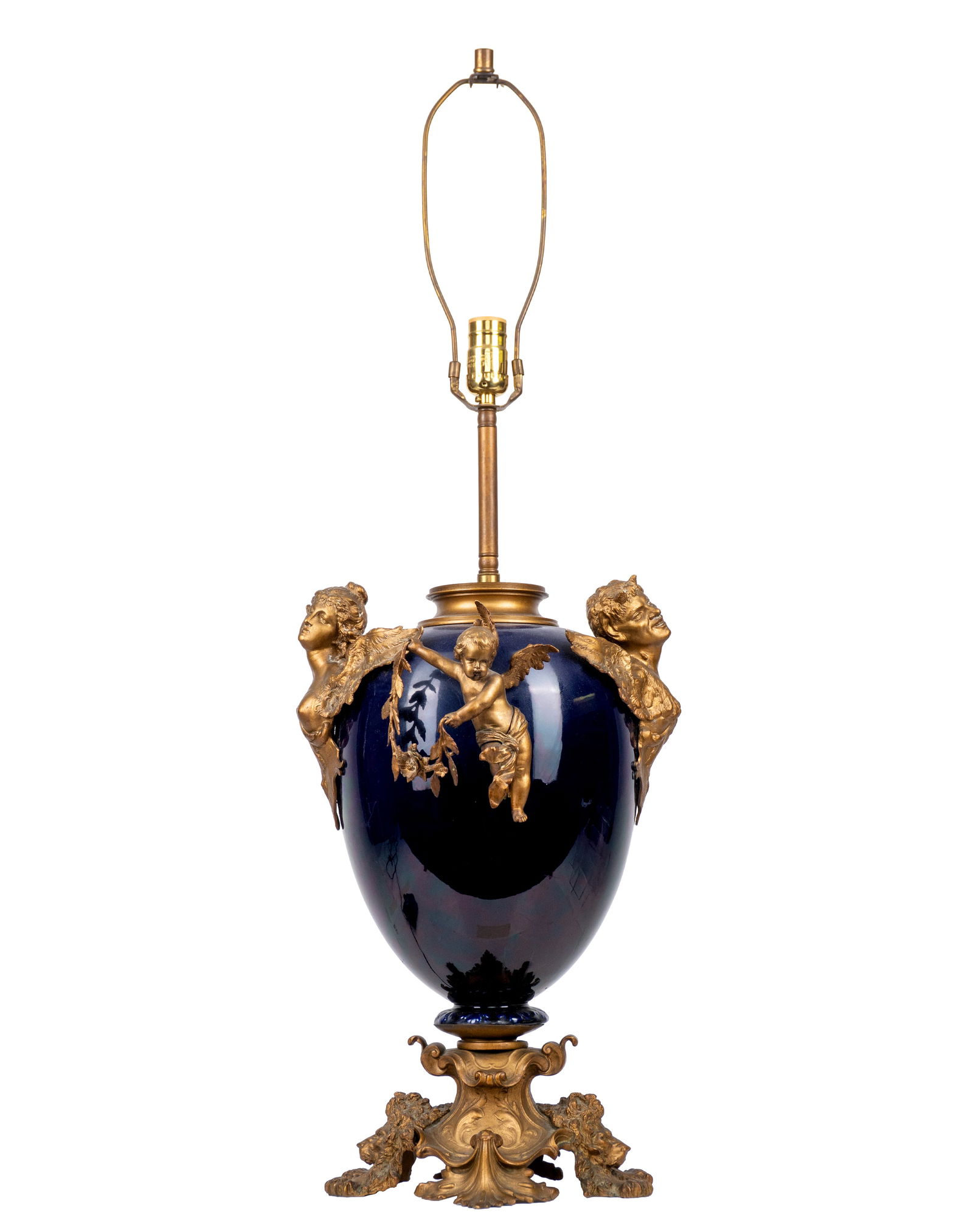 Sèvres, att. - Louis XV style lamp - Début XXe siècle (1 of 3)