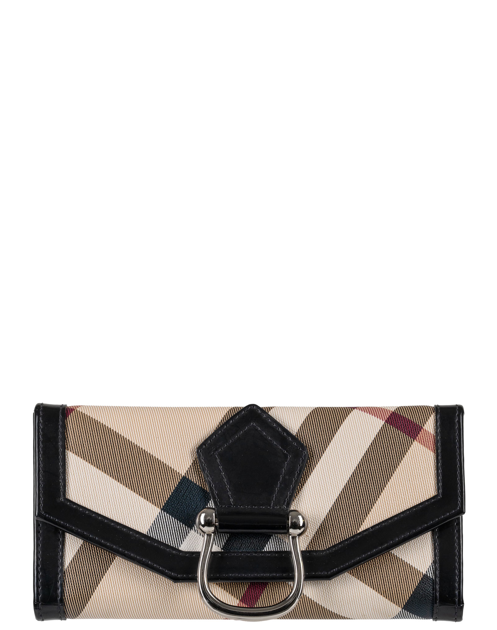 Burberry - Check canvas flap wallet (1 of 3)