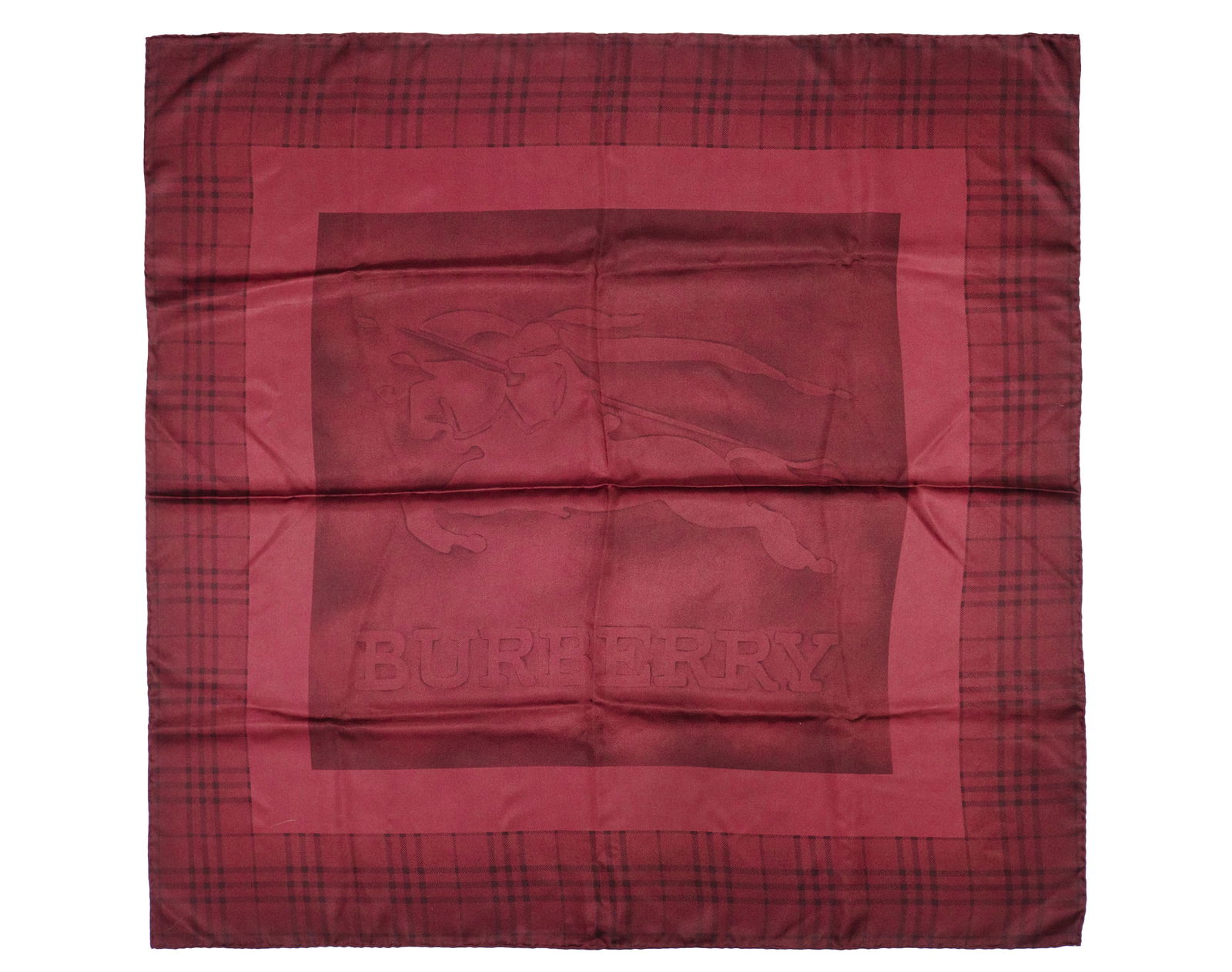 Burberry - Burberry Silk Scarf (1 of 1)