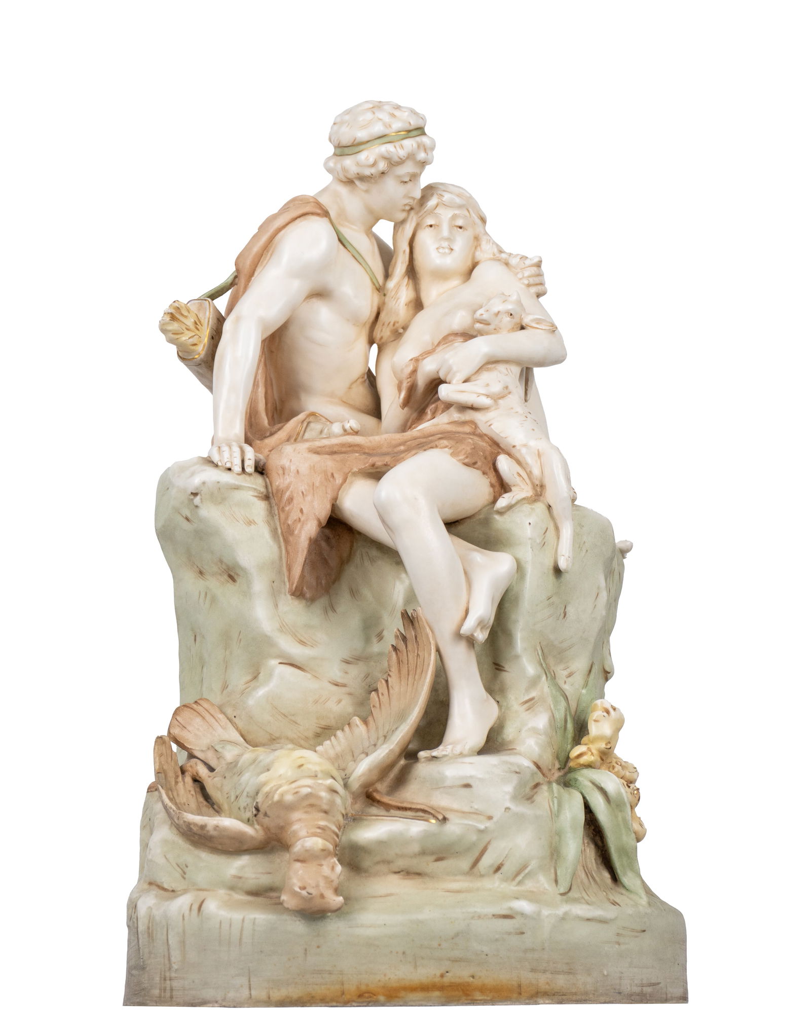 Amphora - Porcelain group - Débur XXe siècle (1 of 4)