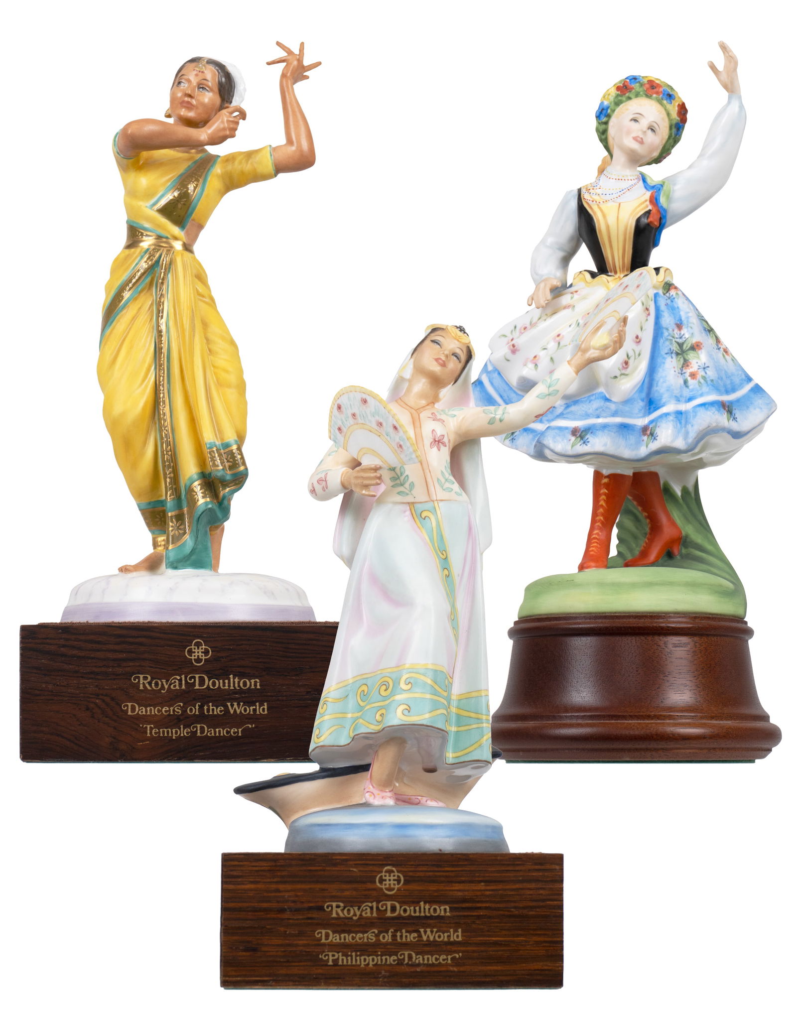 Royal Doulton/ Peggy Davies - Set of 3 Royal Doulton dancer figurines - 1976 à 1980 (1 of 4)