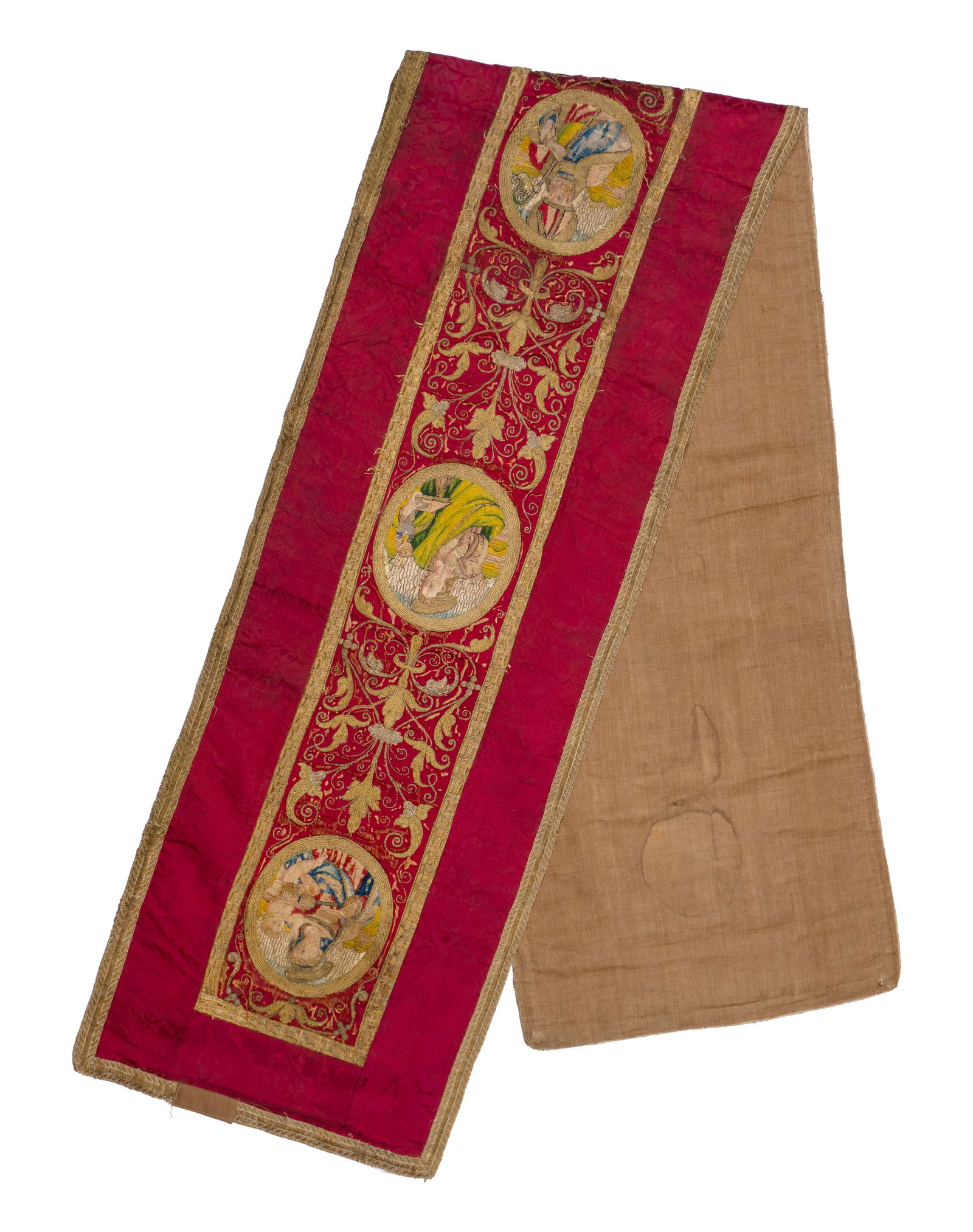 Antique religious tapestry - XVIIIe siècle (1 of 2)