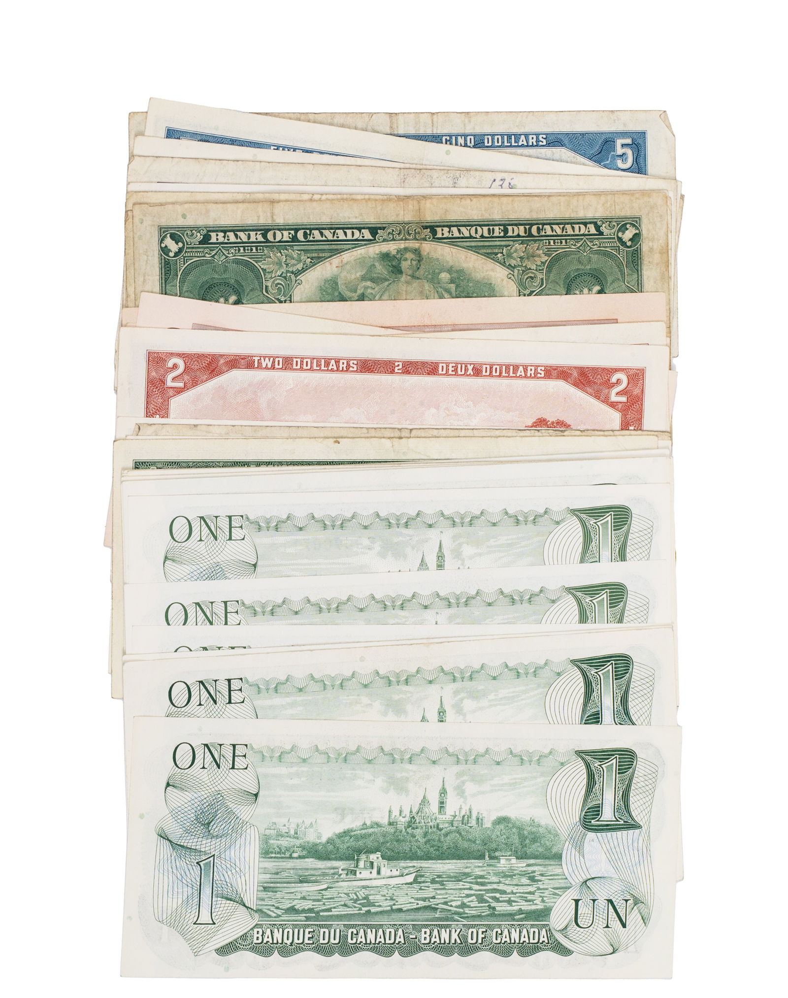 Set of banknotes - 1937 à 1986 (1 of 2)