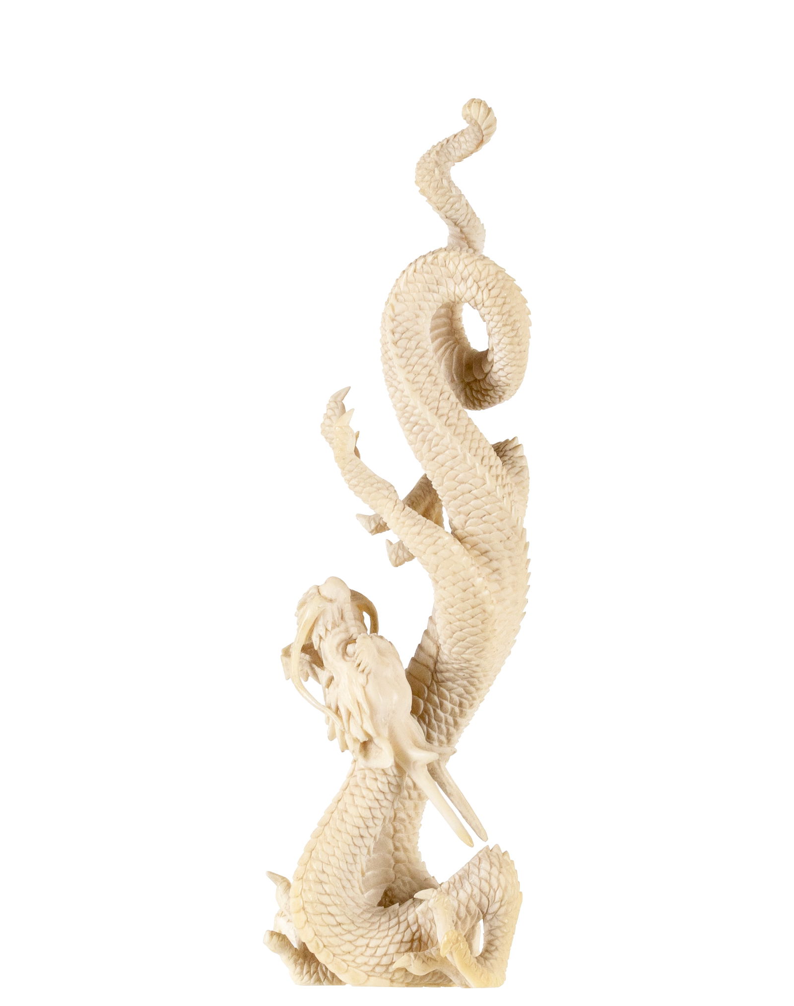 Bone carving, dragon (1 of 2)