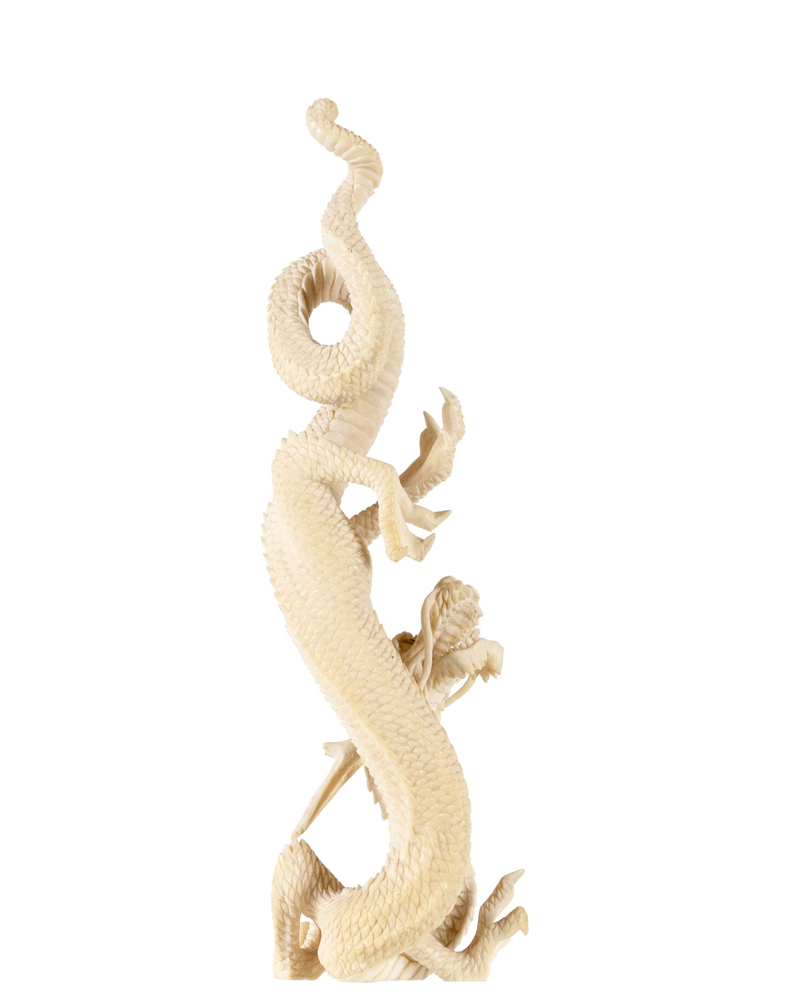Bone carving, dragon - 2