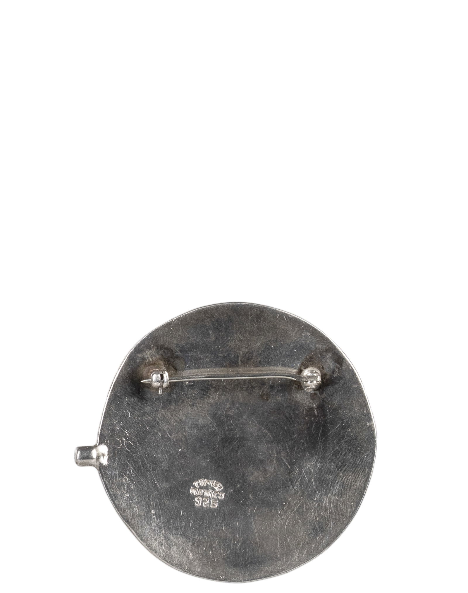 TM-151 - Mexican Silver Broach - 2
