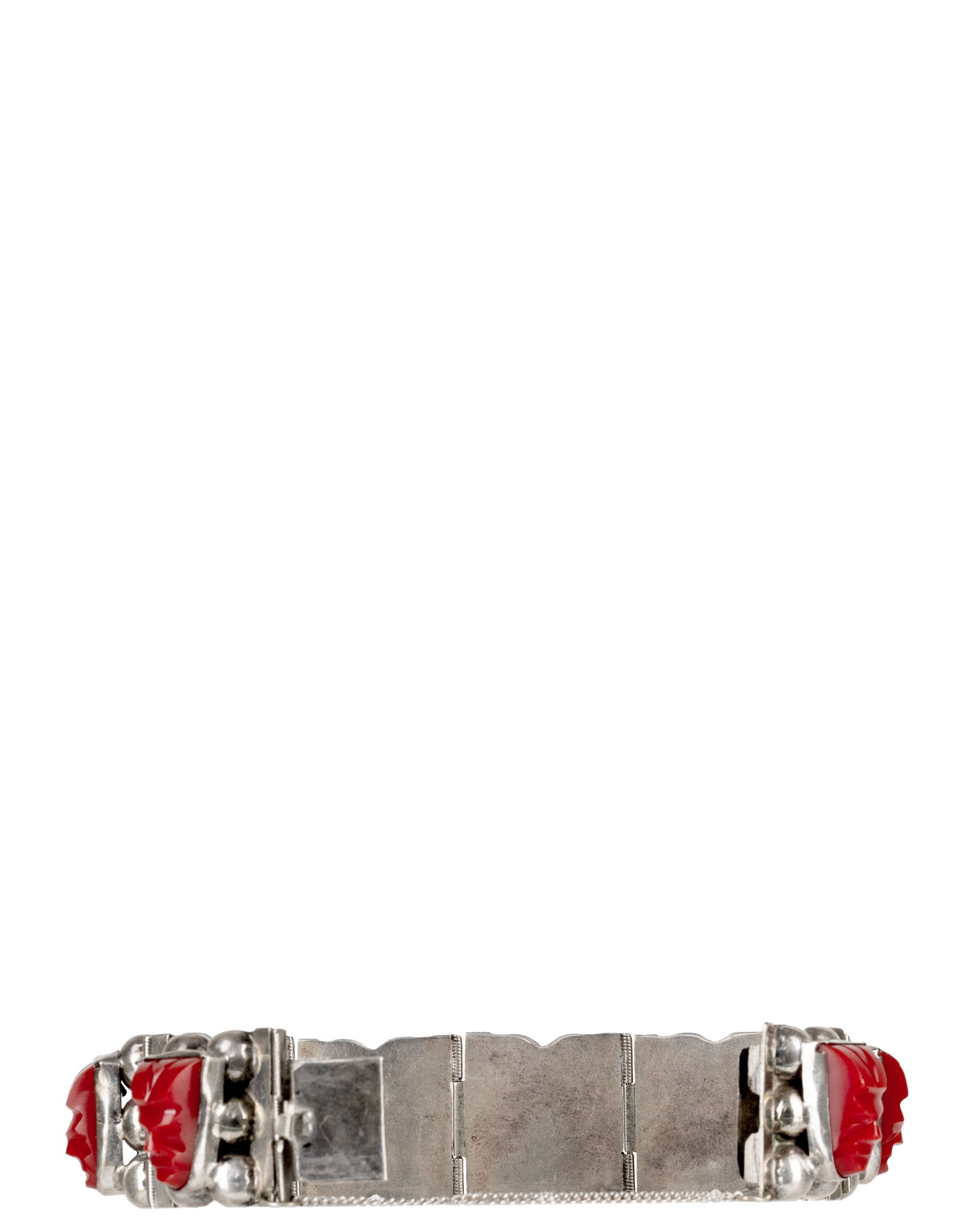 Silver bracelet with stones - 2