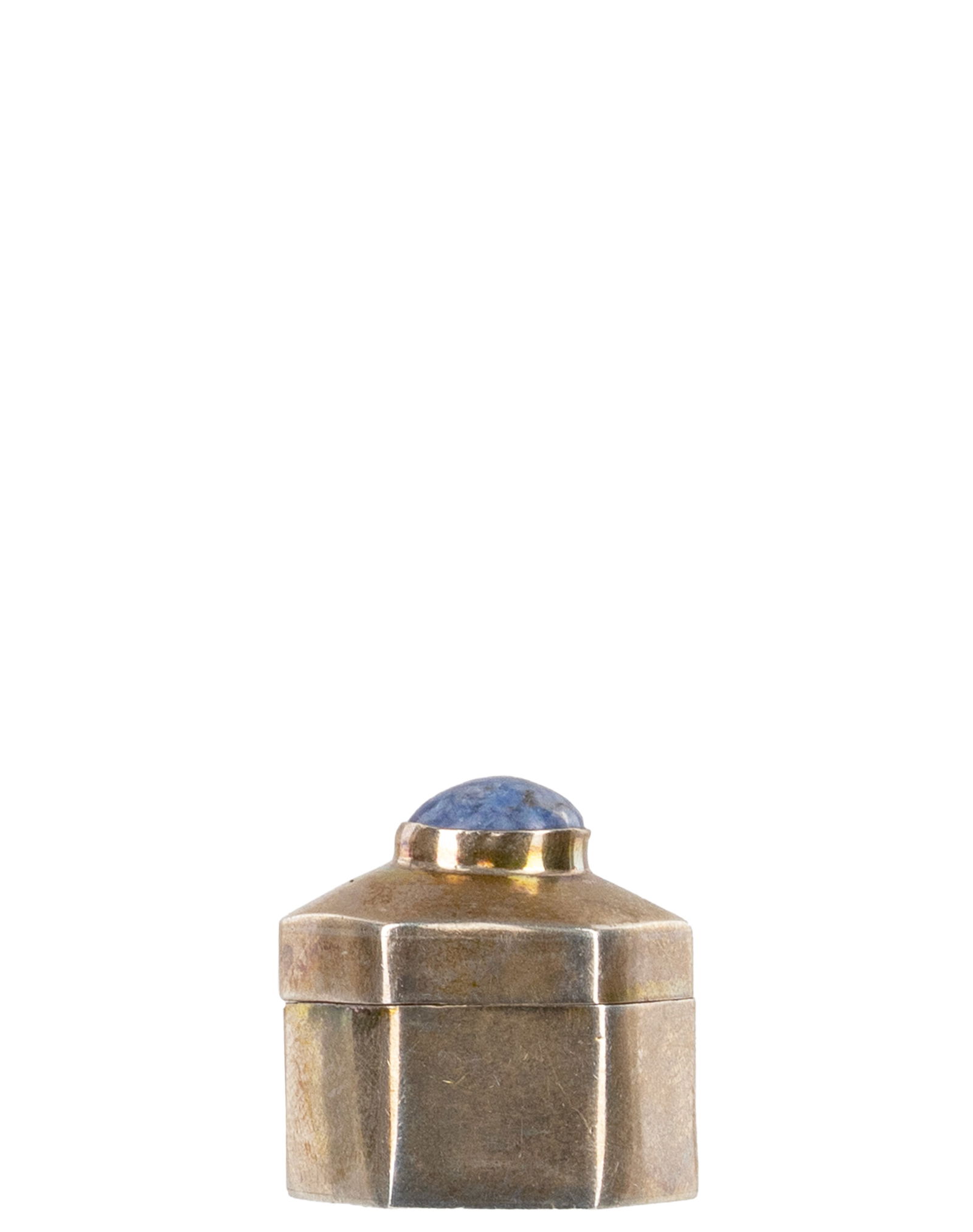 Sterling Silver Pills Box Set with Amethyst: Coffret de pilules en argent massif avec améthyste Pillulier en argent sterling sertie d'une Amethyste Poids : 18.4 g Dimension: 1" x 1" x 1" - ------------- Sterling Silver Pills Box Set