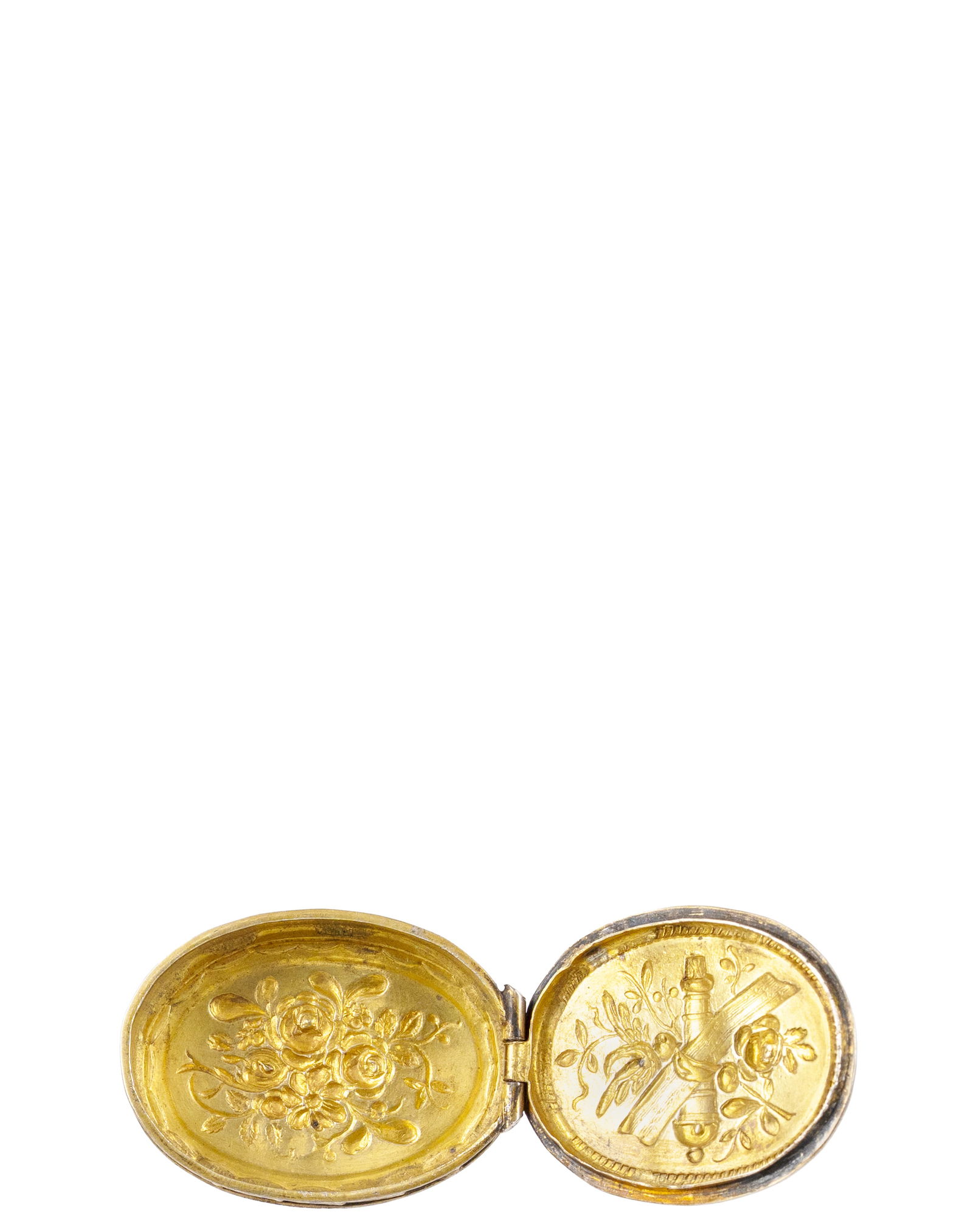 Antique silver pillbox - 2