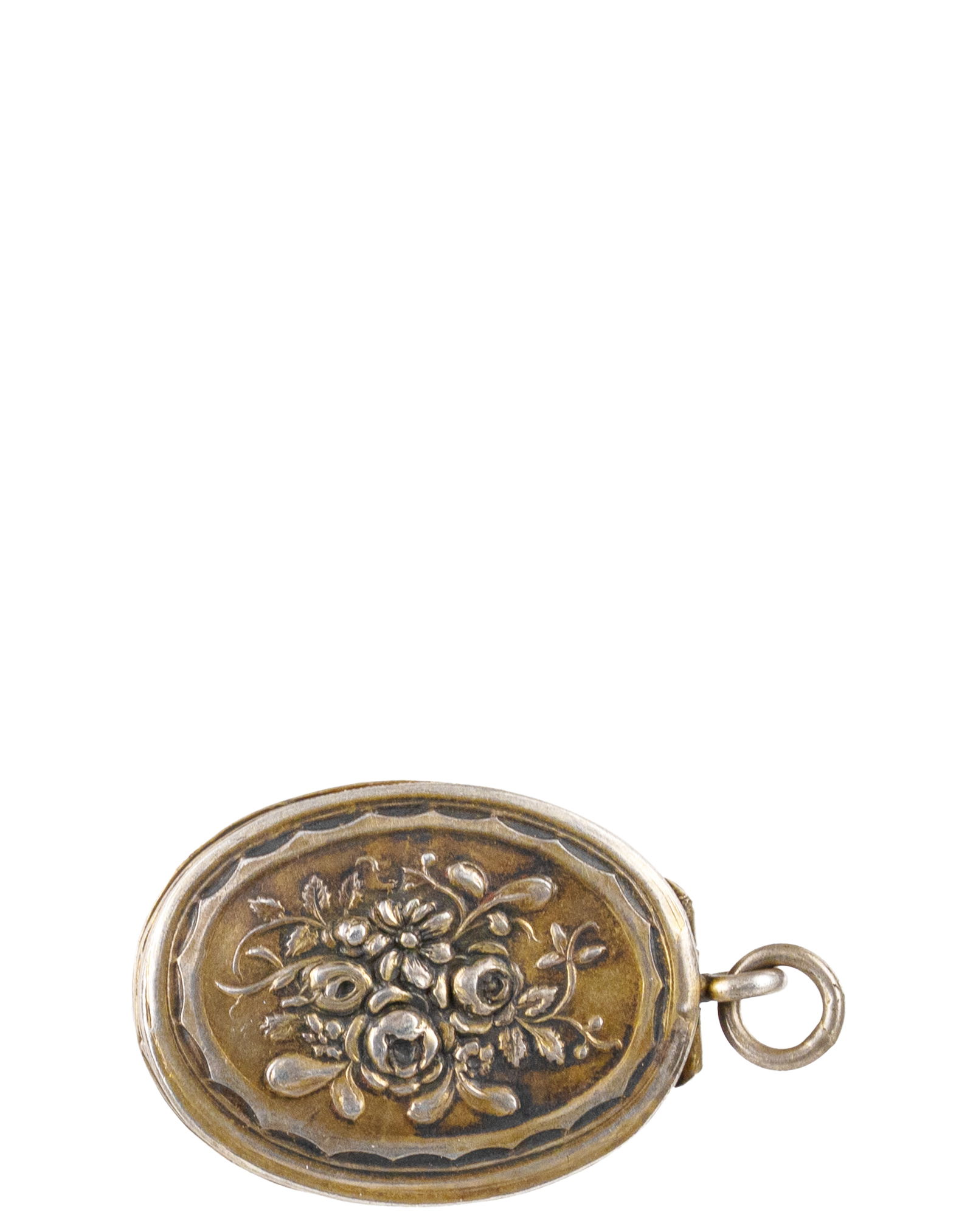 Antique silver pillbox - 3