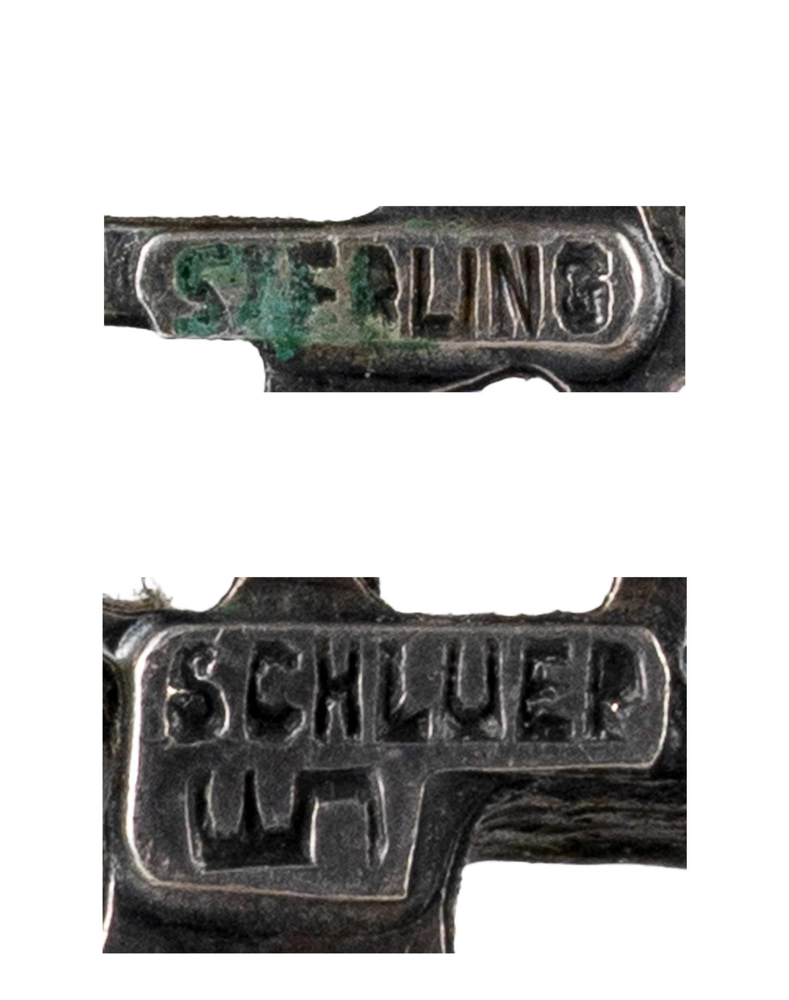 Schluep, Walter - Sillver Brutalist-modernist broach - 3