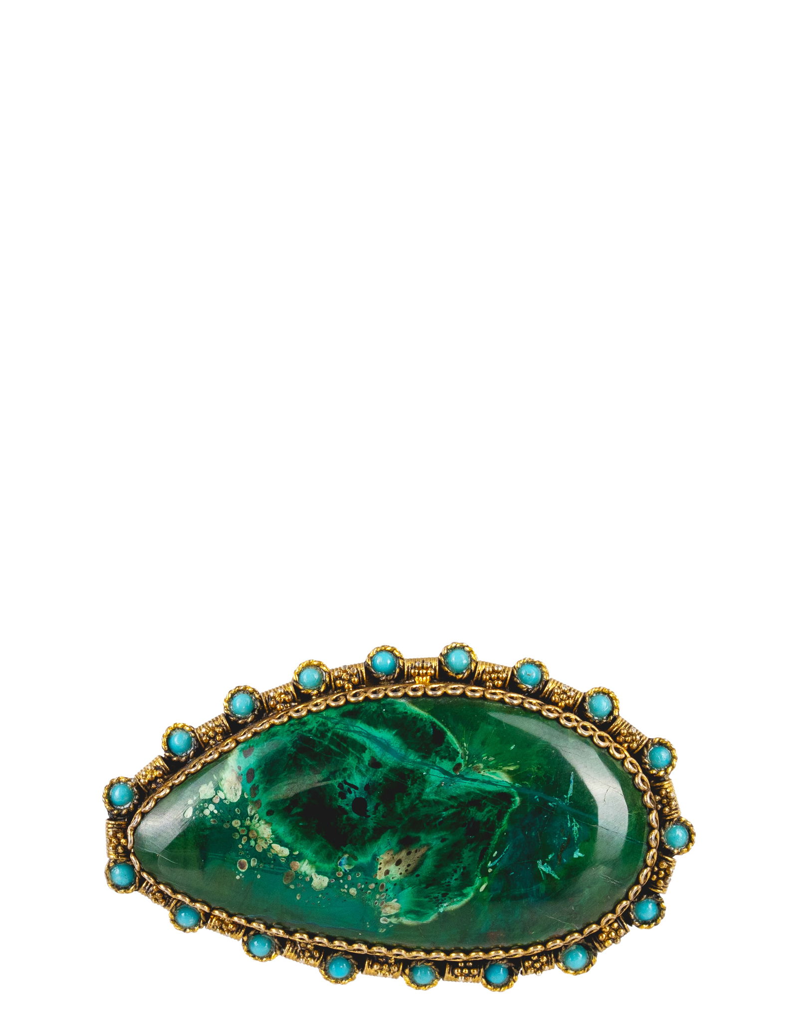 Silver broach/pendant with mixed stones.: Israel Broche/Pendentif en argent et pierres mixes. Argent sterling 925 sertis de plusieurs pierres différentes. Plaqué en or a l'arriere pesant 31.9gr Dimension: 1 3/8" haut x 2"