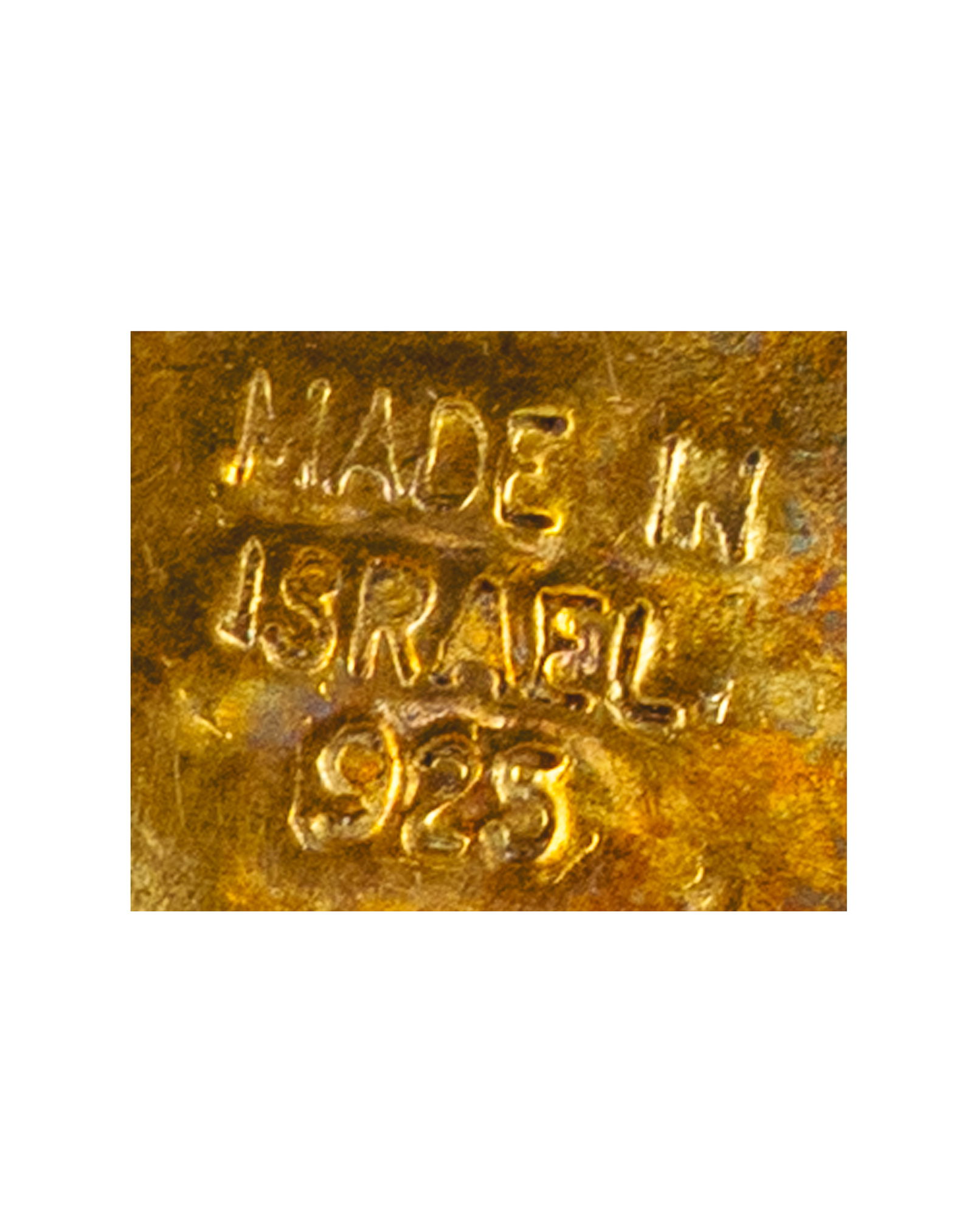 Silver broach/pendant with mixed stones. - 3