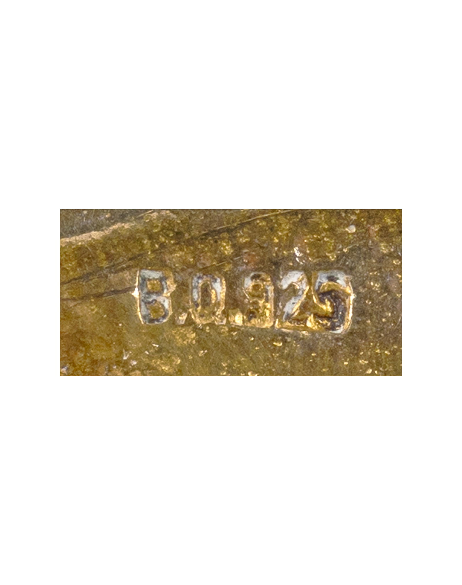 B&O - Sterling silver gold plated Broach - 3