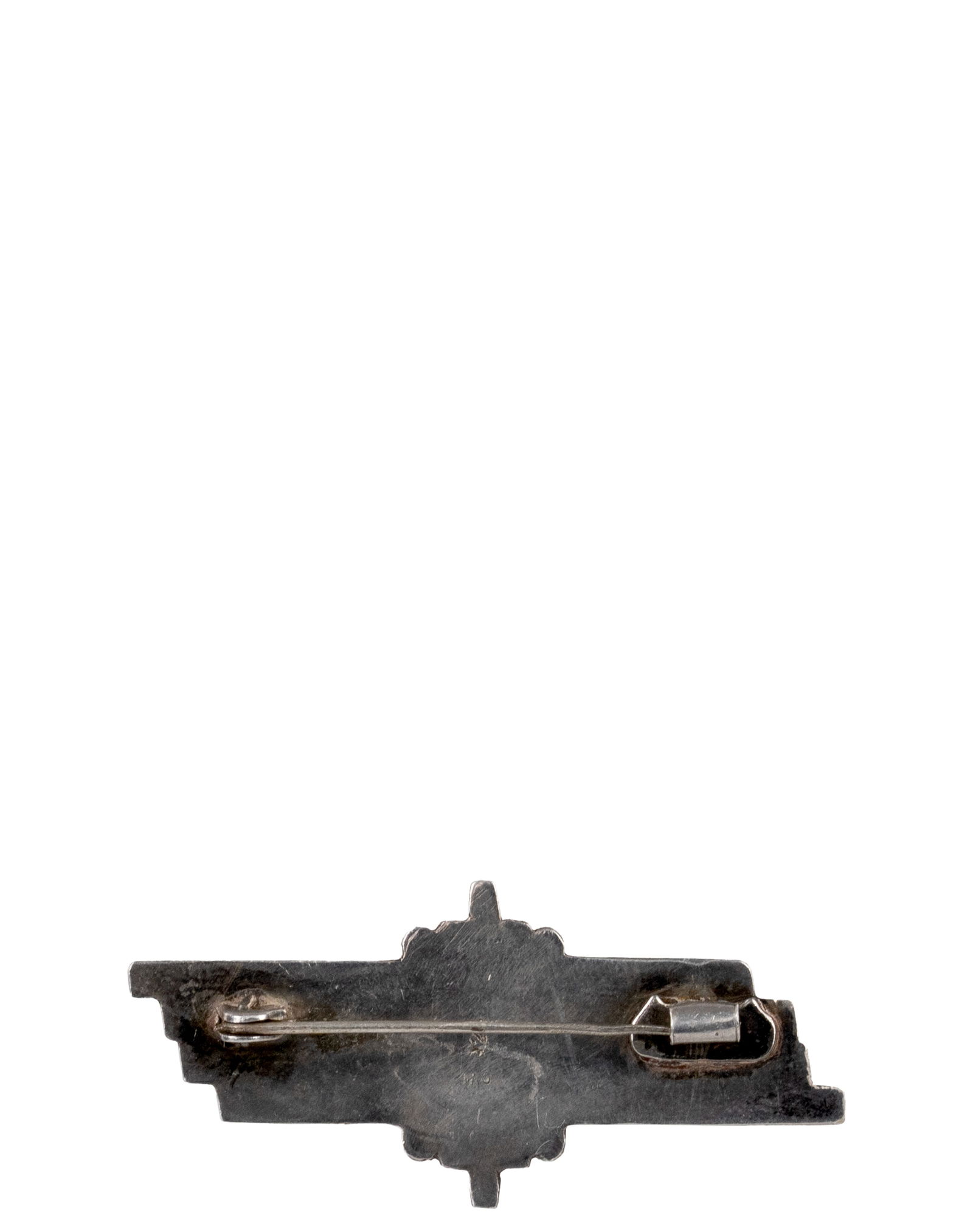 Silver Broach with Mother of pearl - 2