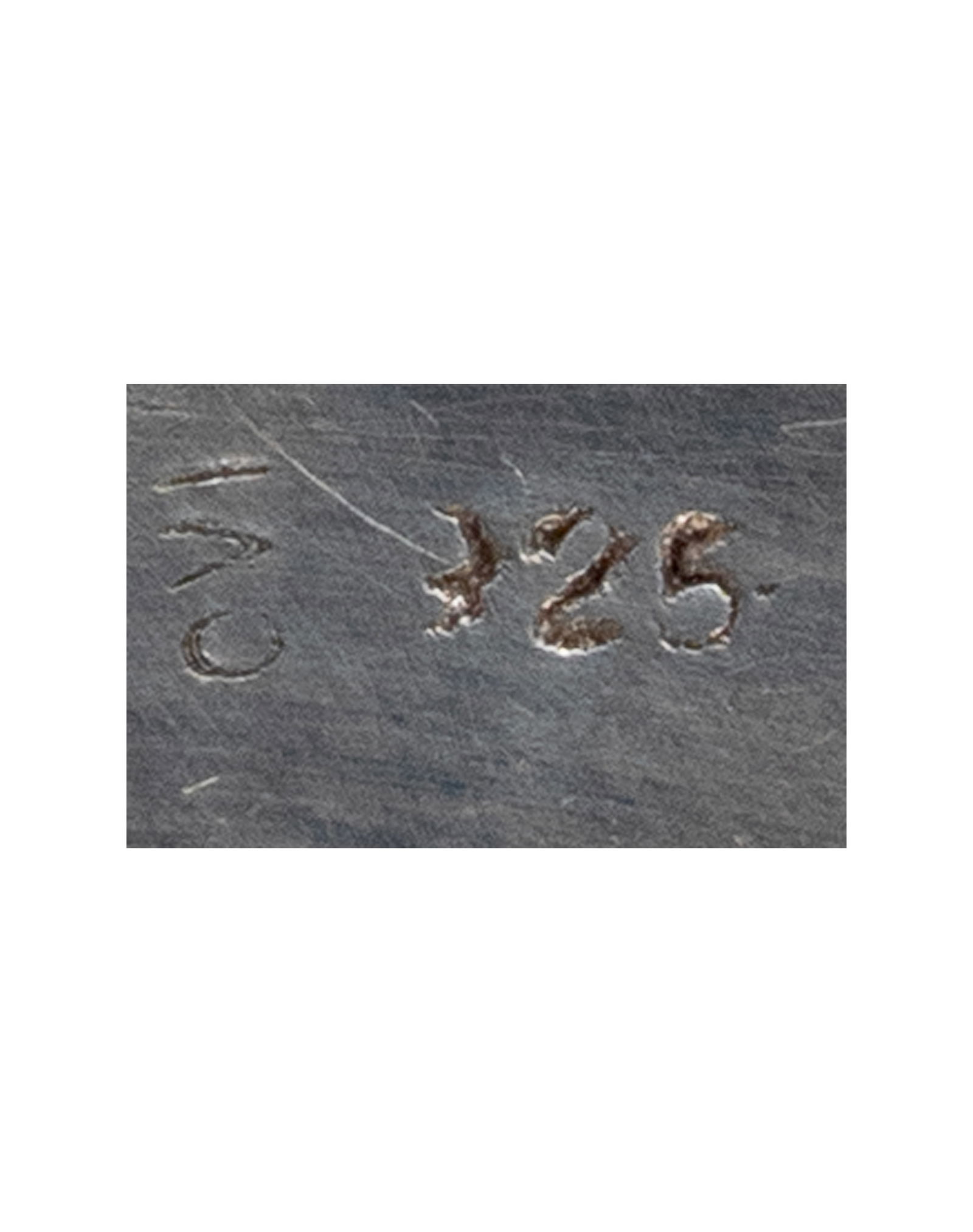 Silver Broach with Mother of pearl - 3