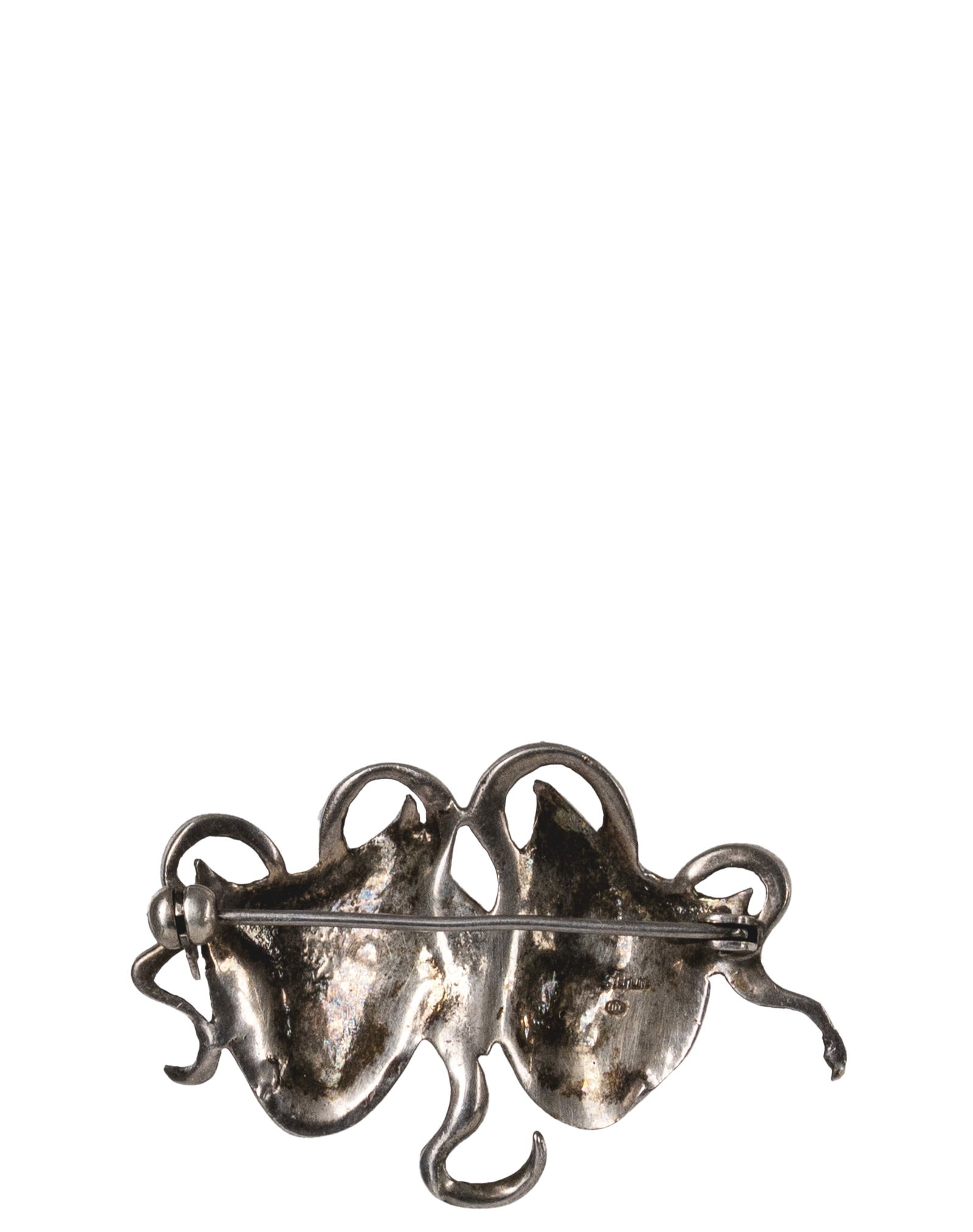 D.I - Silver broach - 2