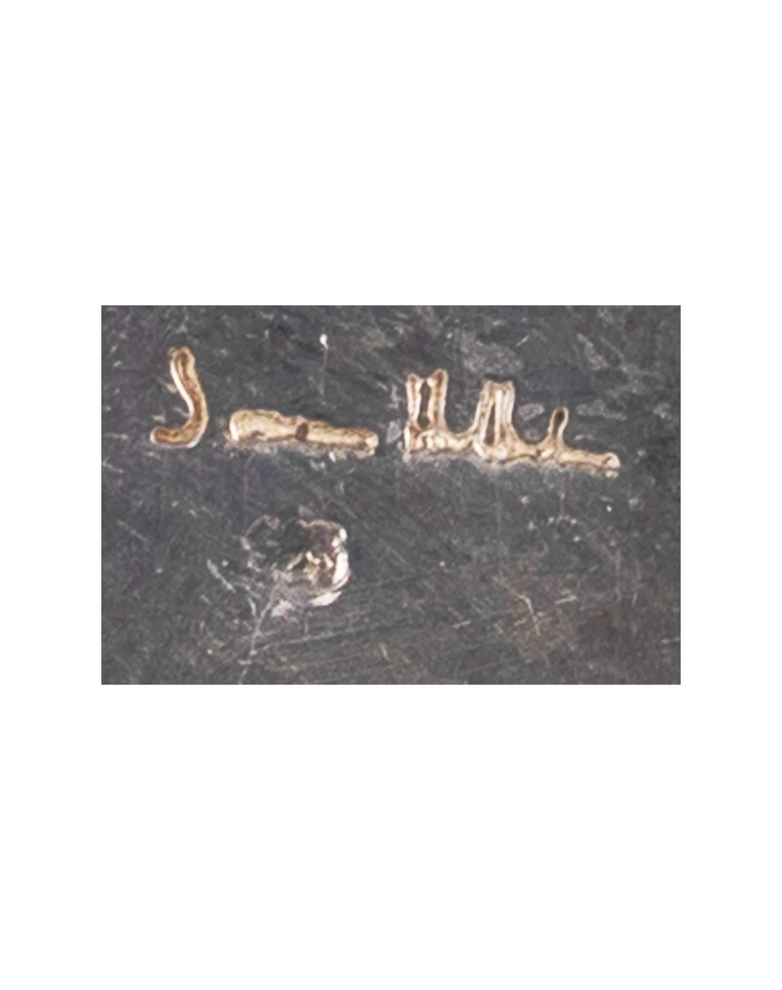 Designer Modernist Sterling Silver Brooch Signed - 3