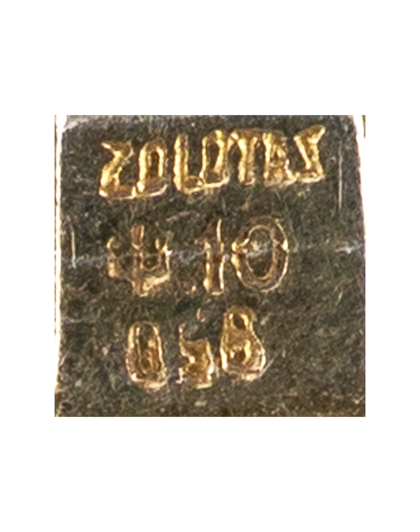 ZOLOTAS - Sterling Silver Guilted Brooch - 3