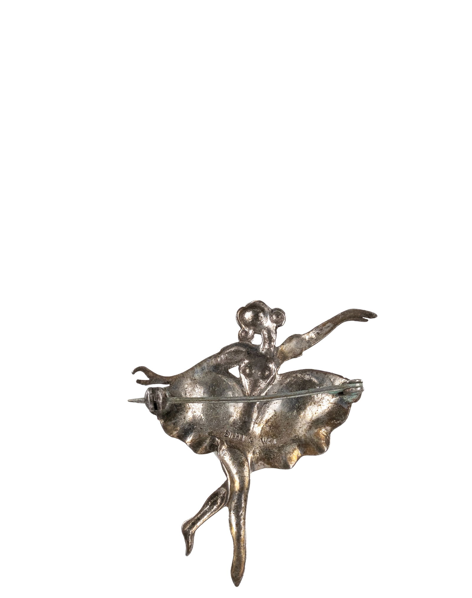W.K.I - Silver Ballerina broach - 2