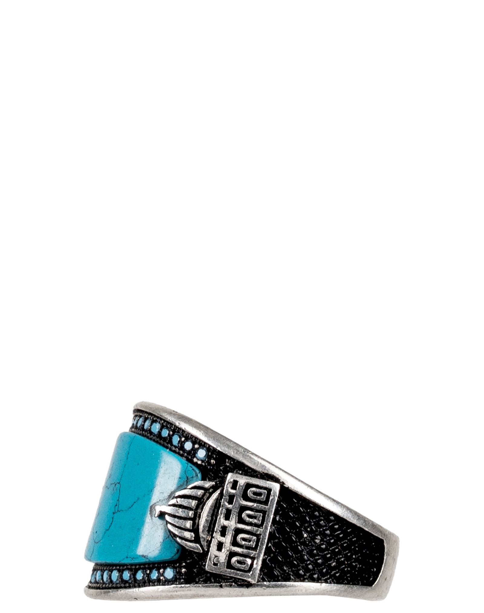 Sterling Silver Turquoise Ring - 4