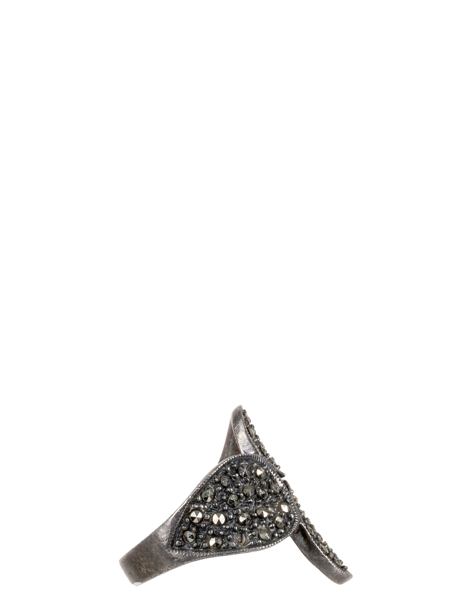 Sterling Silver Marcassites Ring - 2