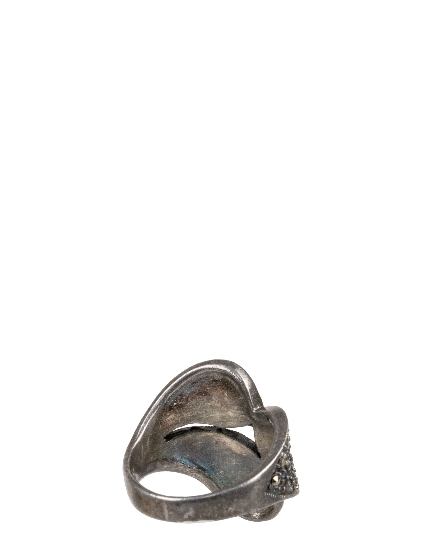 Sterling Silver Marcassites Ring - 3