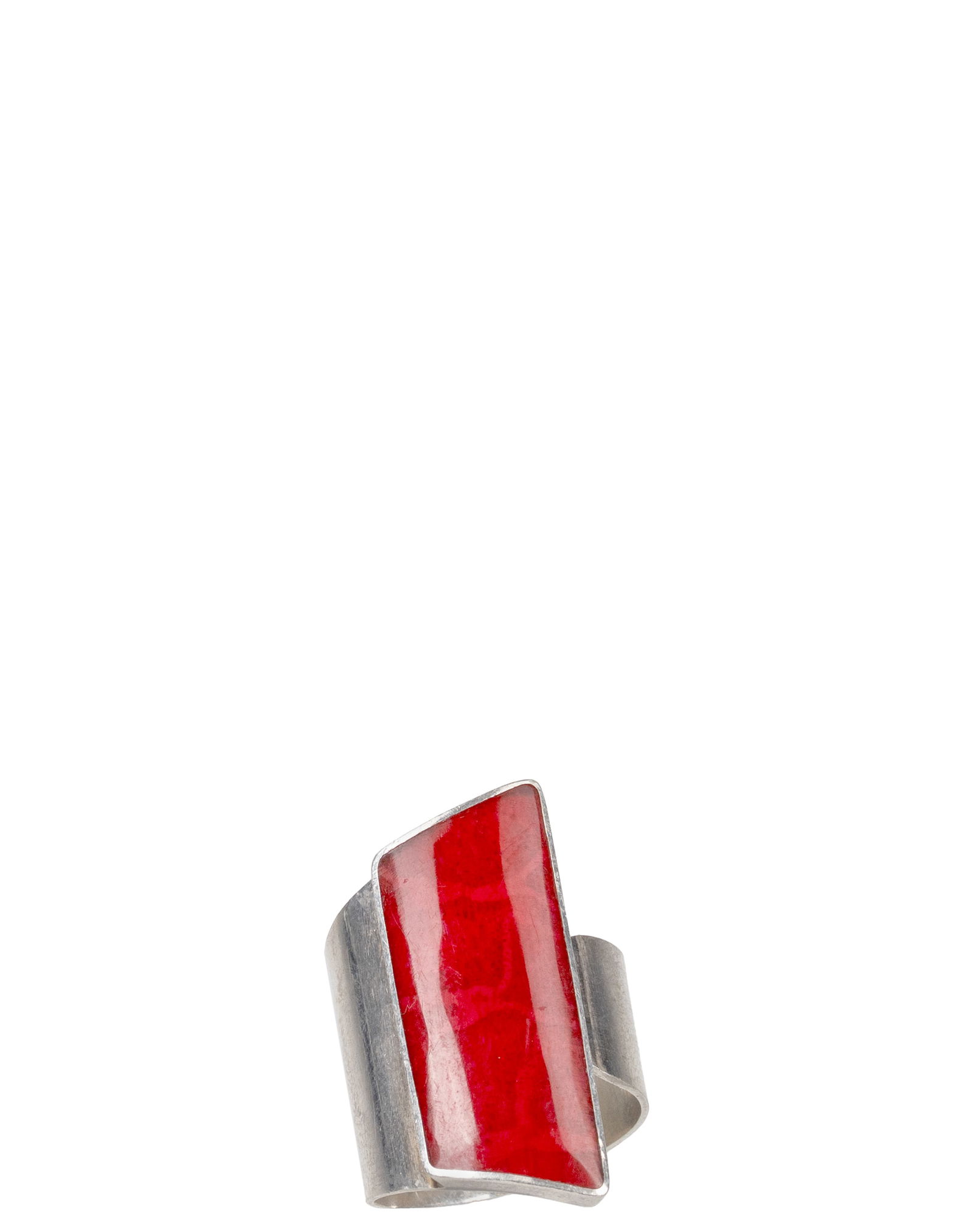 Sterling Silver Fossilized Coral Ring: Bague en argent sterling et corail fossilisé Bague en argent sterling sertie d'un corail fosilisé Poids : 12 g Dimension: Size: 9 (Adjustable) - ------------- Sterling Silver