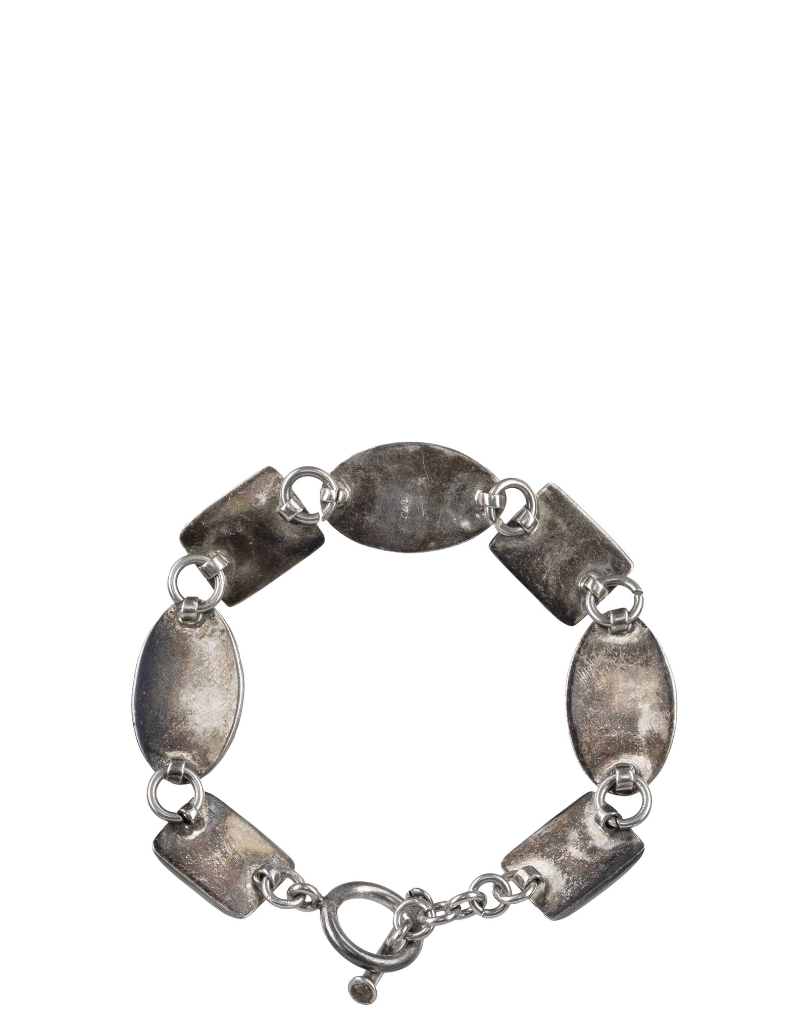 Sterling Silver Turquoises Bracelet - 2