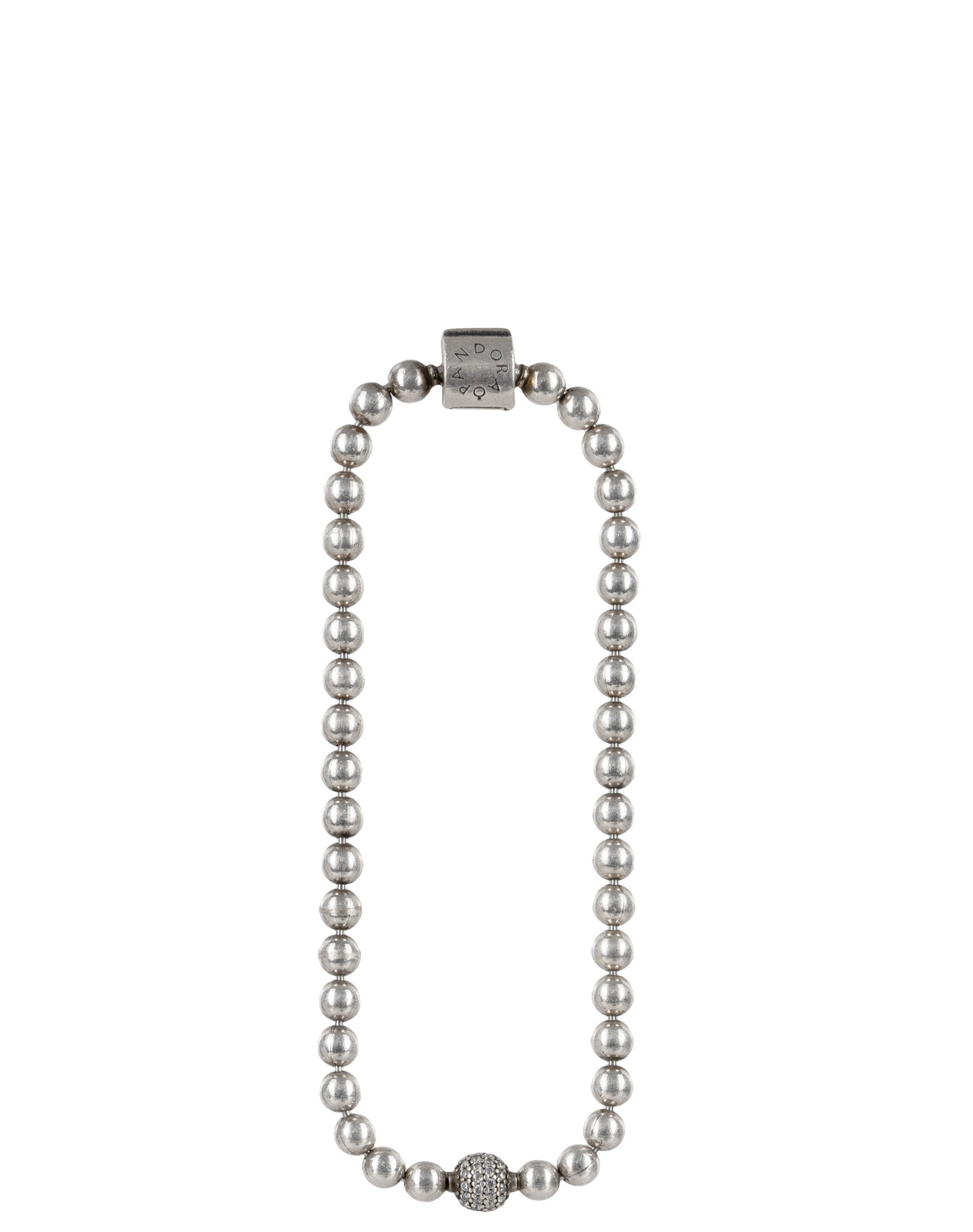 PANDORA - Sterling Silver Bracelet: PANDORA Bracelet en argent sterling Bracelet en argent sterling Poids : 11.3 g Dimension: 6" - ------------- PANDORA Sterling Silver Bracelet Sterling silver bracelet Weight: 11.3 g 