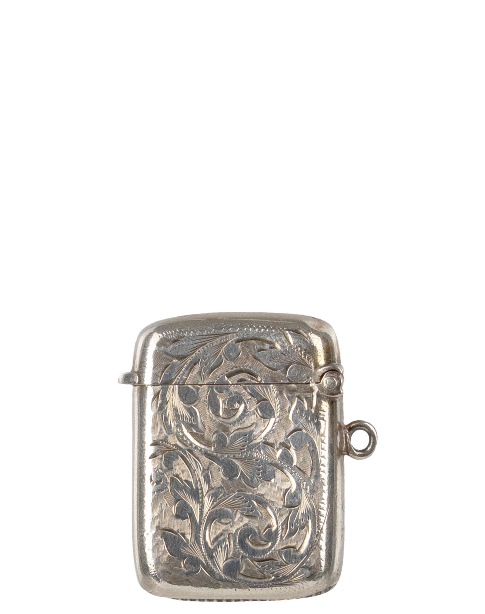 Antique British Sterling Silver Matchbox - 3