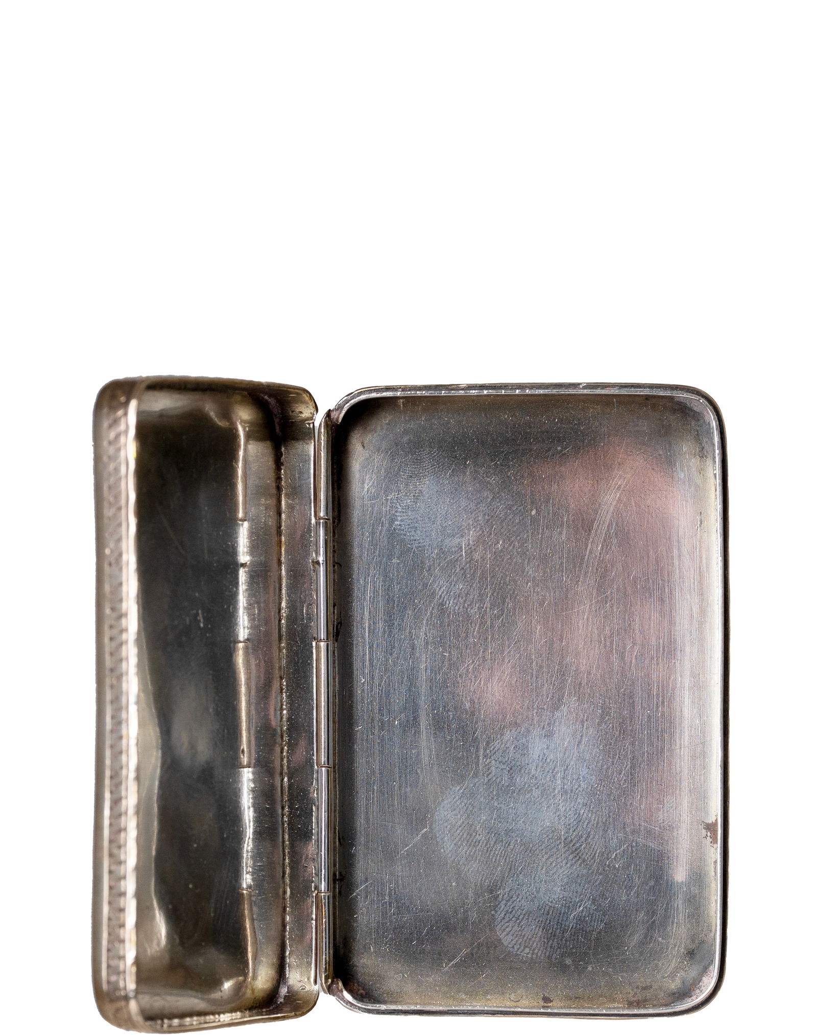 French Sterling Silver Cigarettes Case - 2