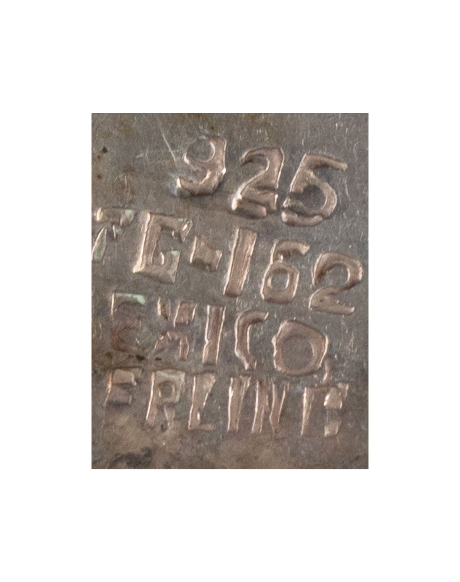 Heavy Sterling Silver Mother of Pearls Necklace - 3