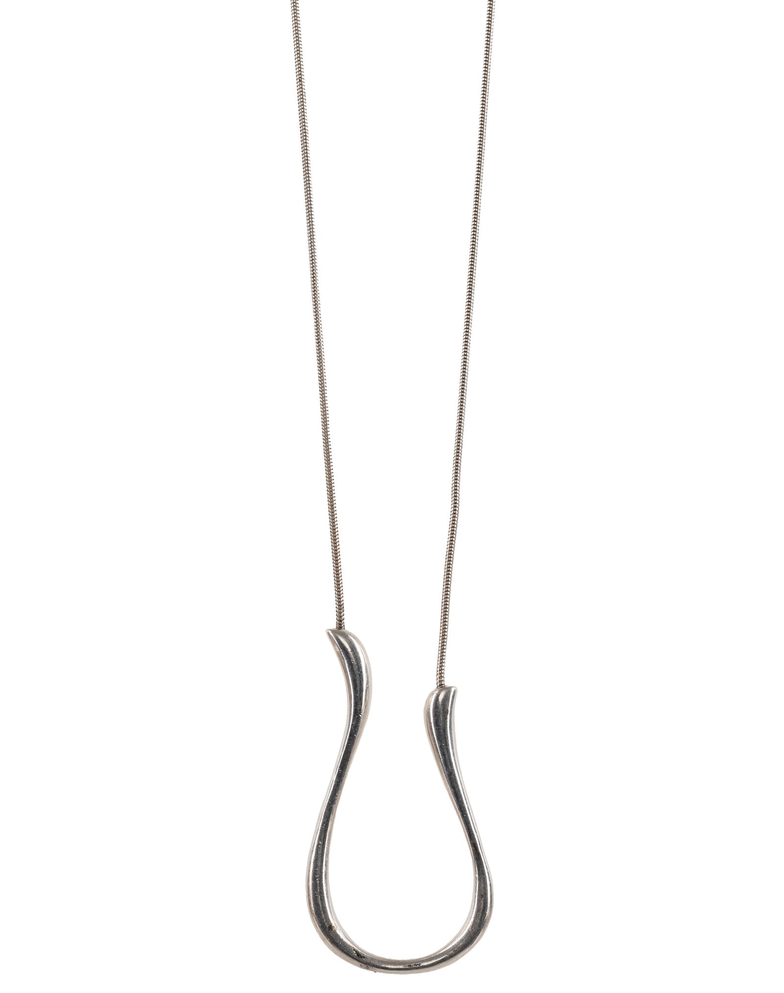 Silpada - Modernist Sterling Silver Necklace: Silpada Israel Collier moderniste en argent sterling argent .925, poids : 30.7 g. Dimension: 39" - ------------- Silpada Israel Modernist Sterling Silver Necklace .925 silver, weight: 30.7