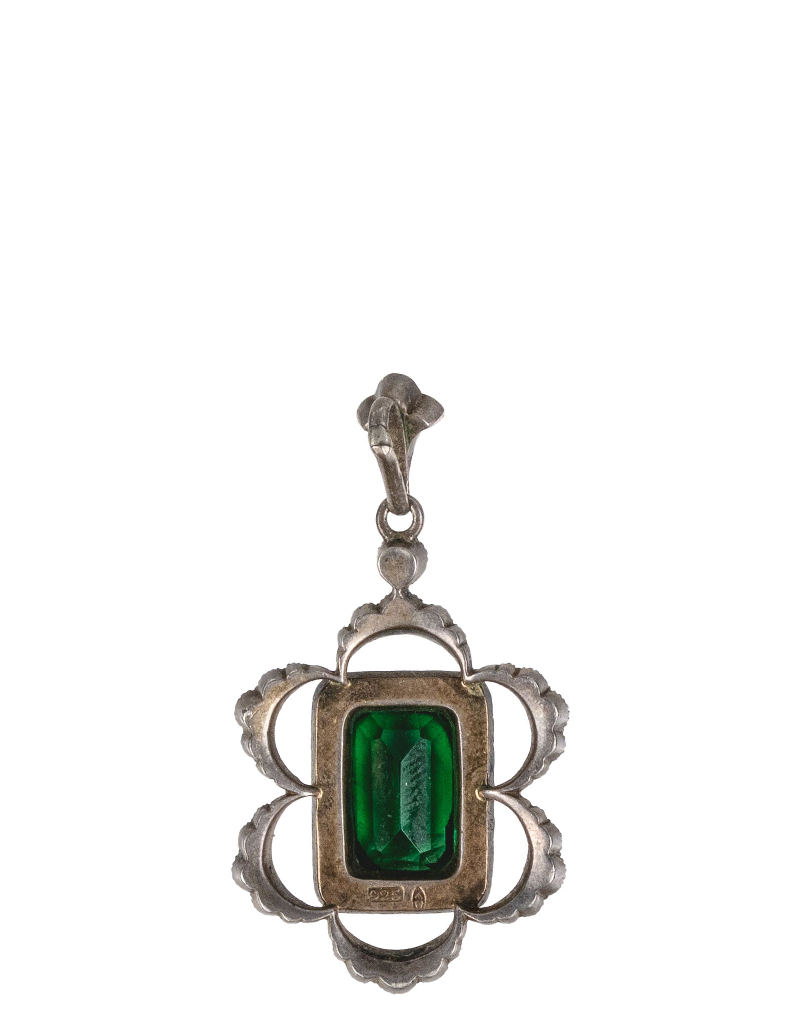 Victorian silver pendant - 2