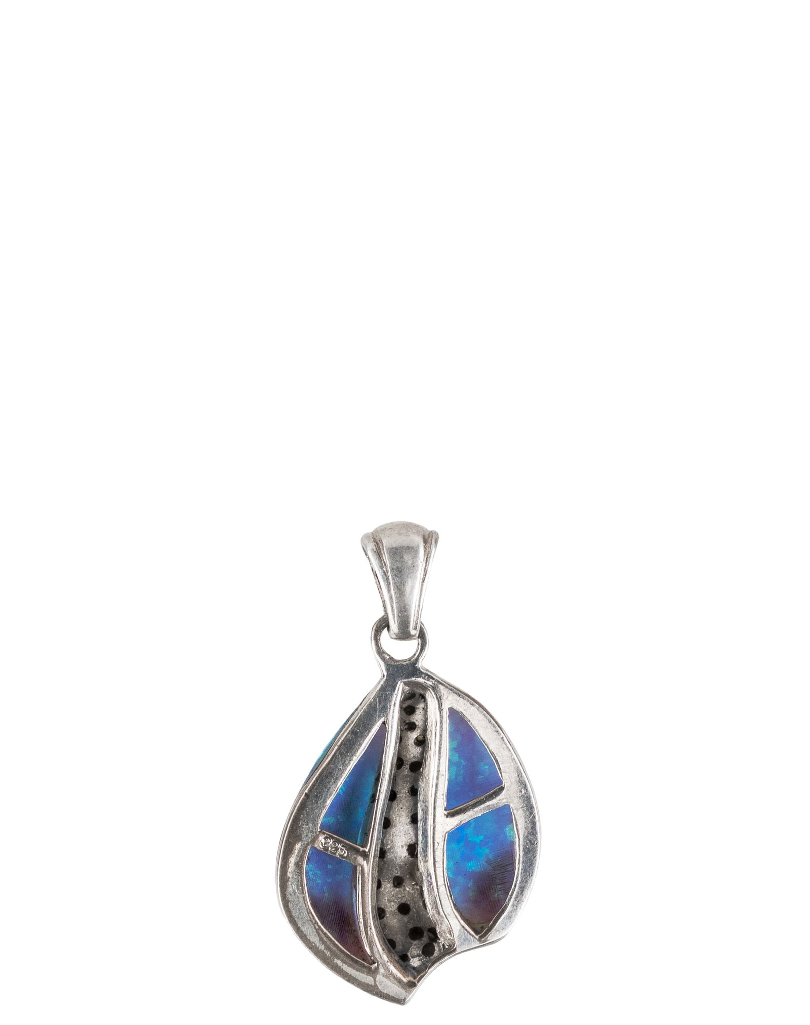 Sterling Silver Opal Pendant - 2