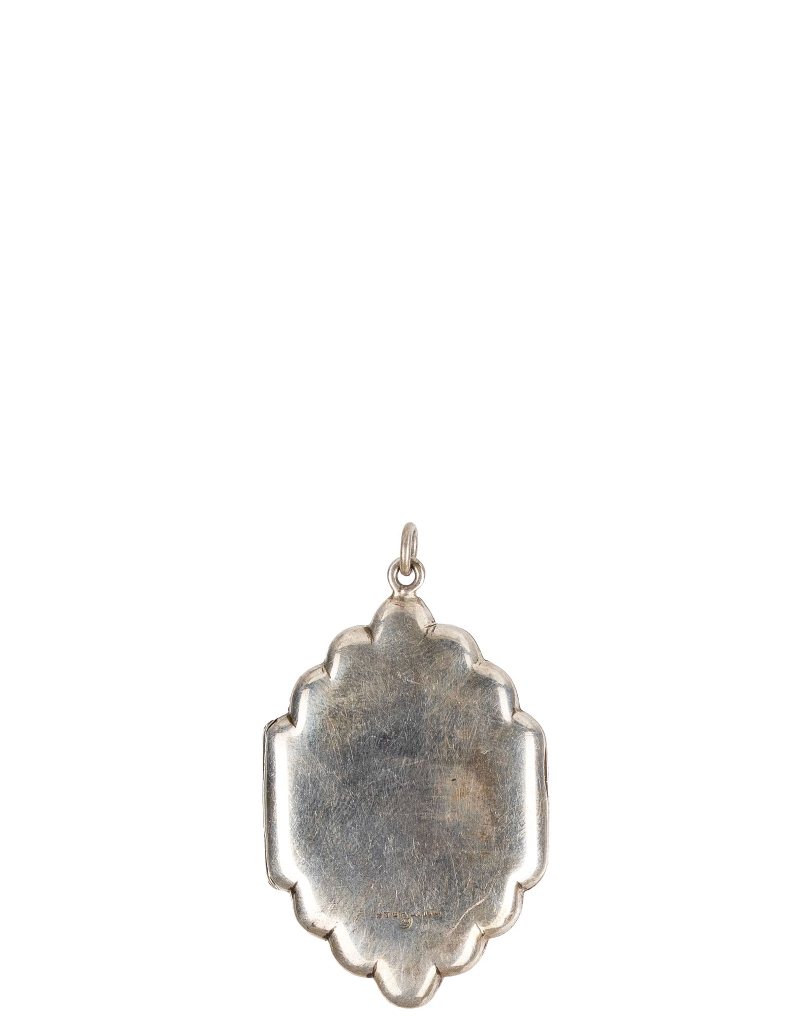 Vintage Sterling Silver Locket Pendant - 2