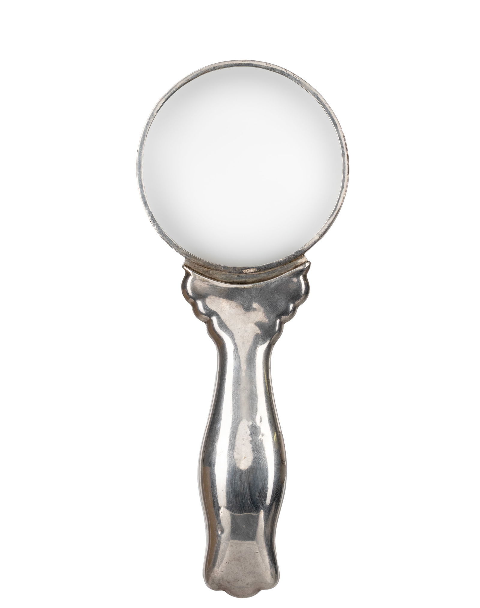Antique Large Sterling Silver Magnifying Glass - 2