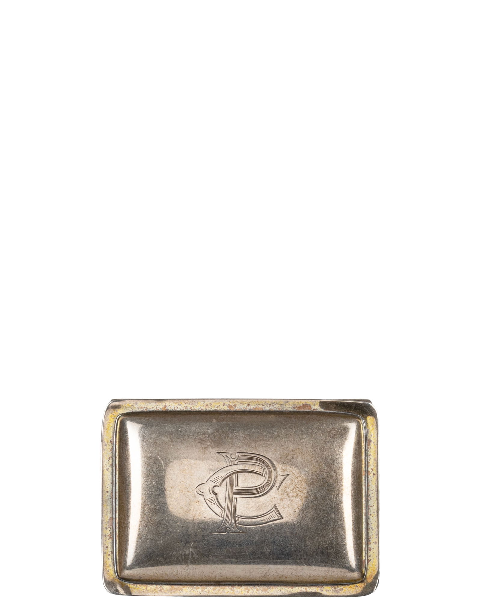 Sterling Silver Stamps Box: Boîte de timbres en argent massif Boitier à Timbres en argent sterling, Poinçons sur le devant Birks Sterling. Poids : 43.9 g Dimension: 2 1/4" x 1 3/4" x 1" - ------------- 