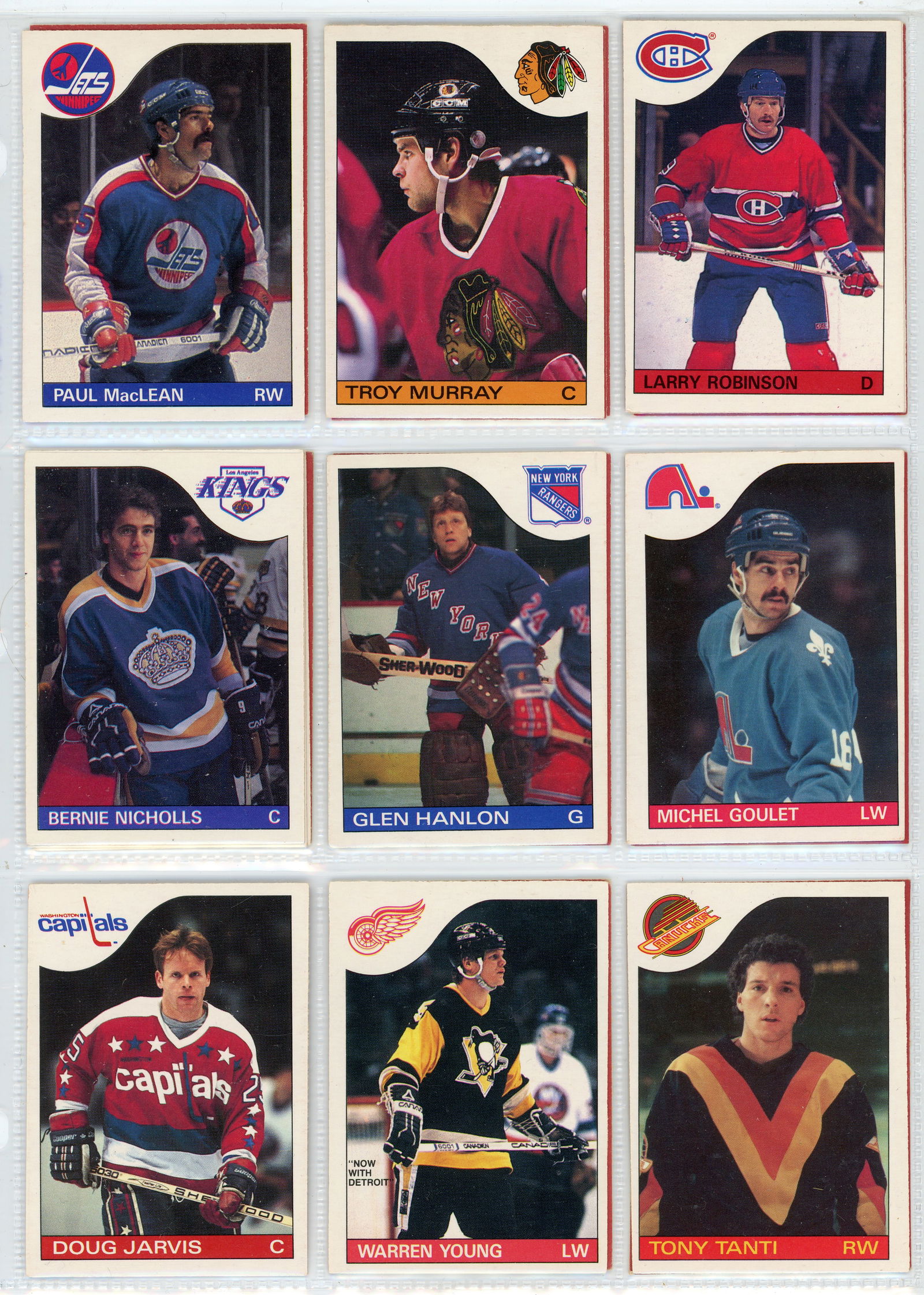 Hockey - 1985-86 O-Pee-Chee hockey series incomplete - 3