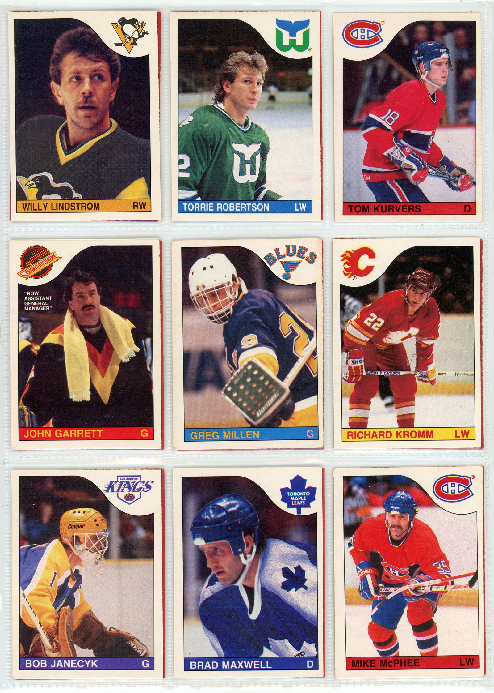 Hockey - 1985-86 O-Pee-Chee hockey series incomplete - 4