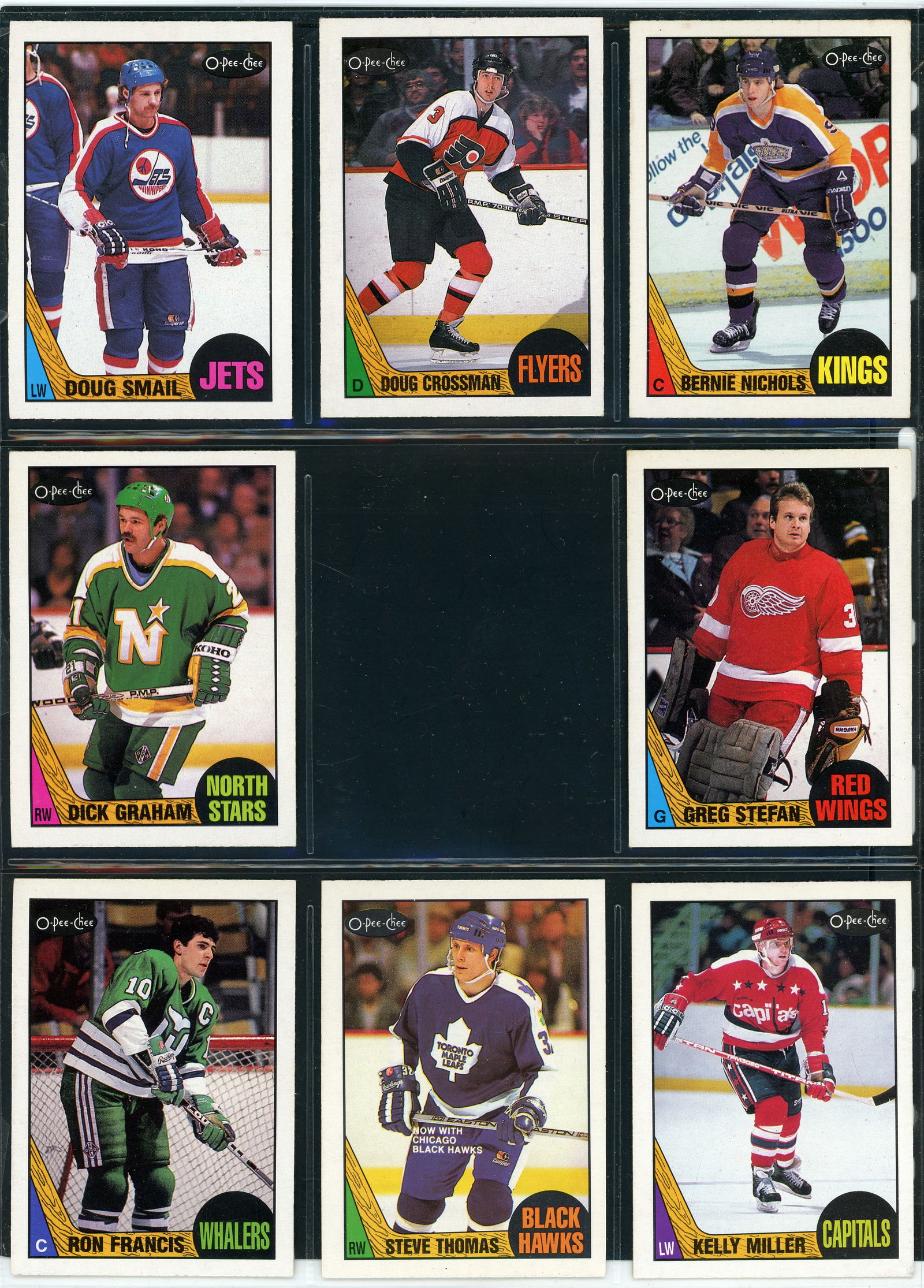 Hockey - 1987-88 O-Pee-Chee partial series - 2